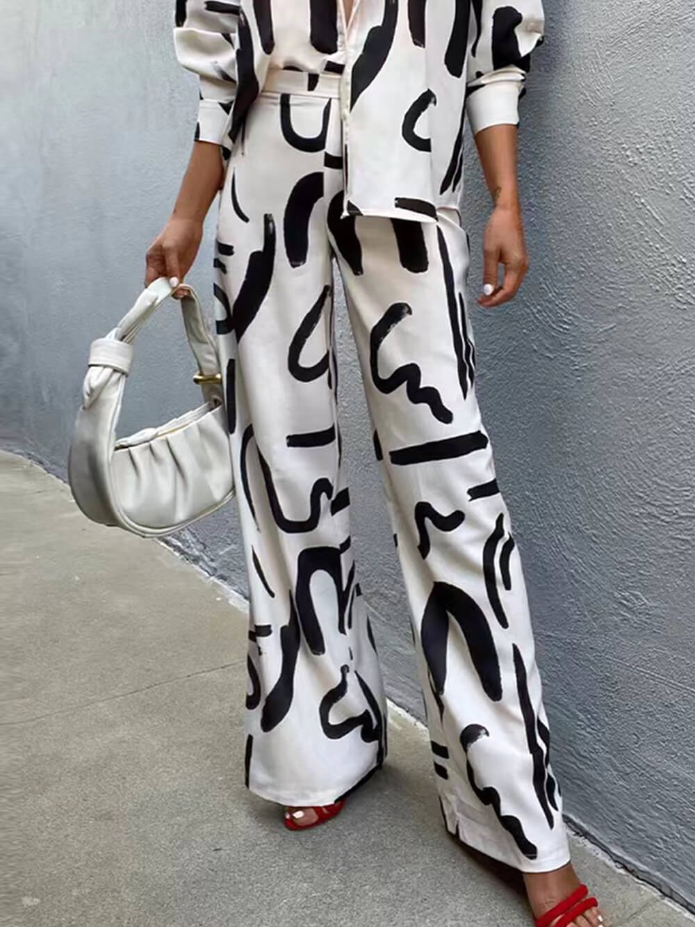 Yorke Sand and Black Suit Pant Sets