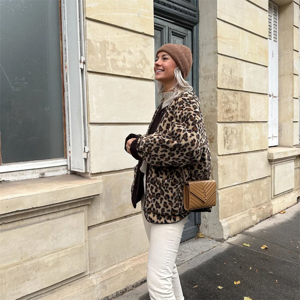 Ruby Fleece Jacket Leopard