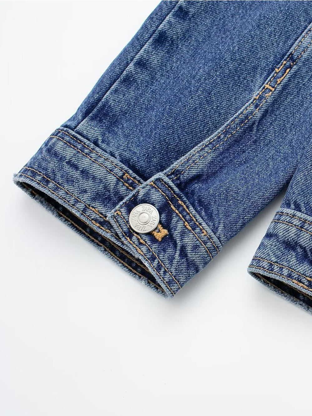 Relaxed Fit Straight-Leg Denim Jumpsuit
