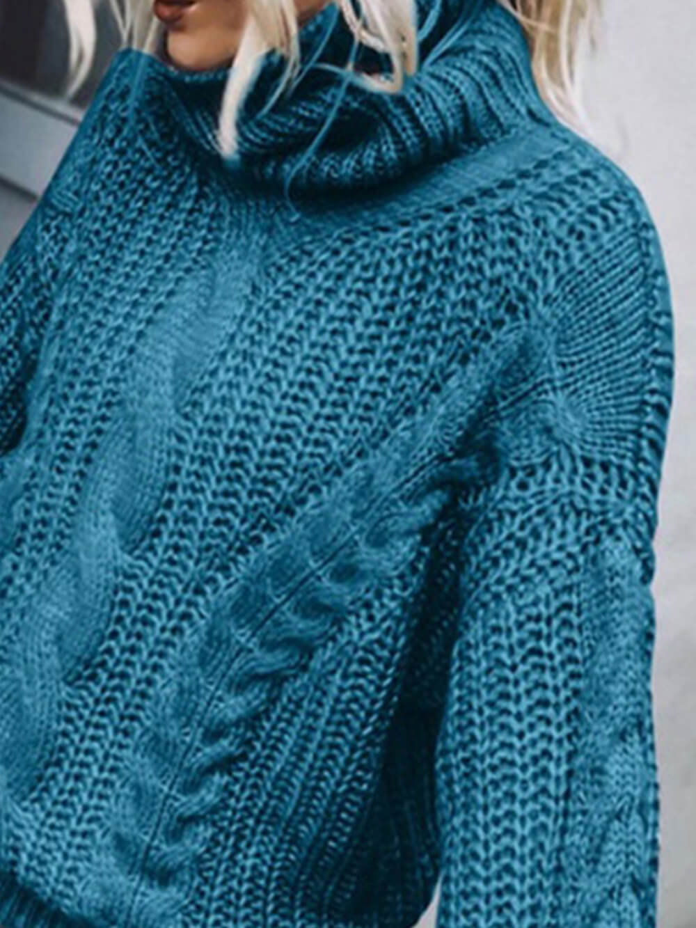 Cozy Knit Turtleneck Sweater
