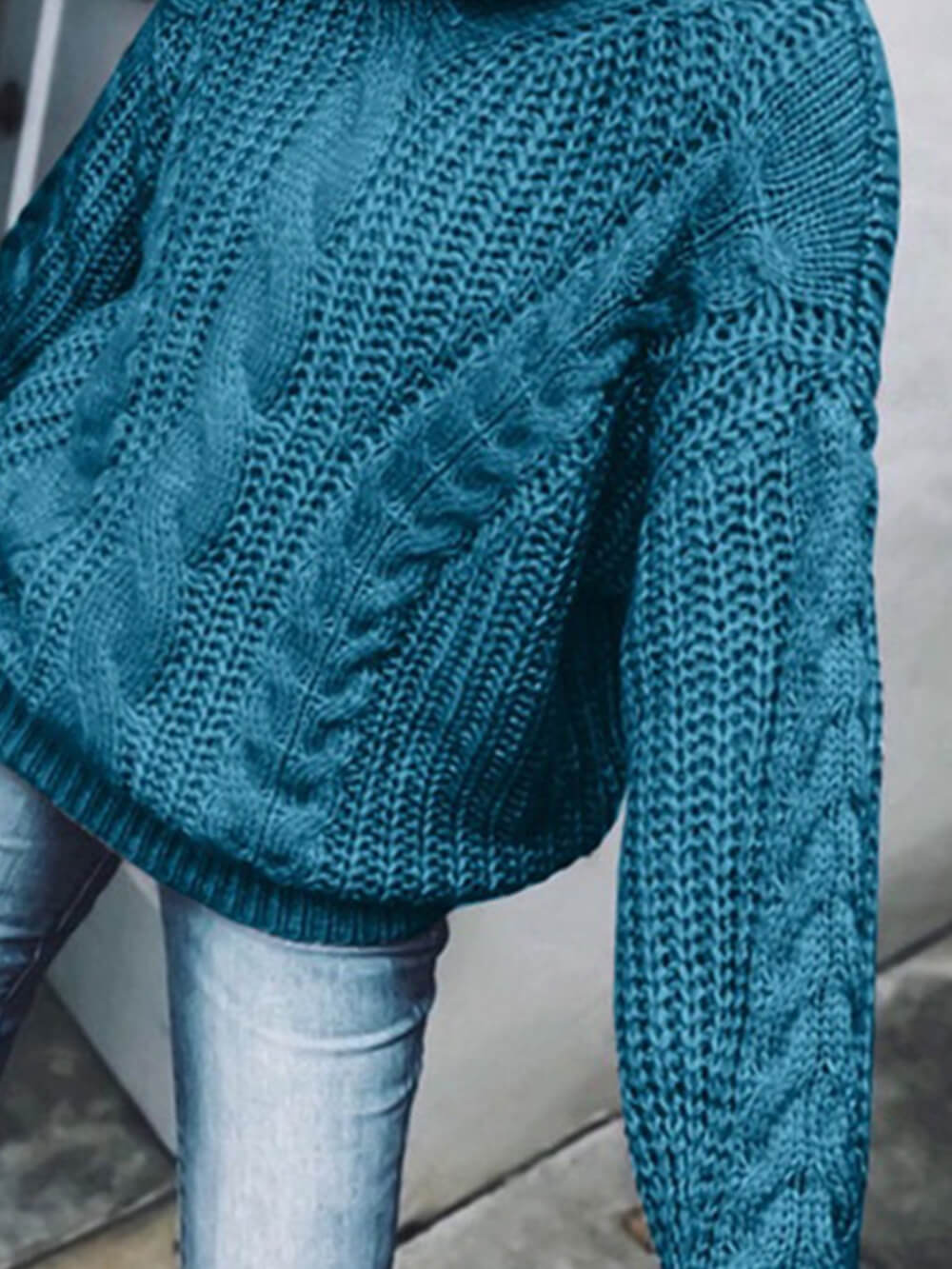 Cozy Knit Turtleneck Sweater