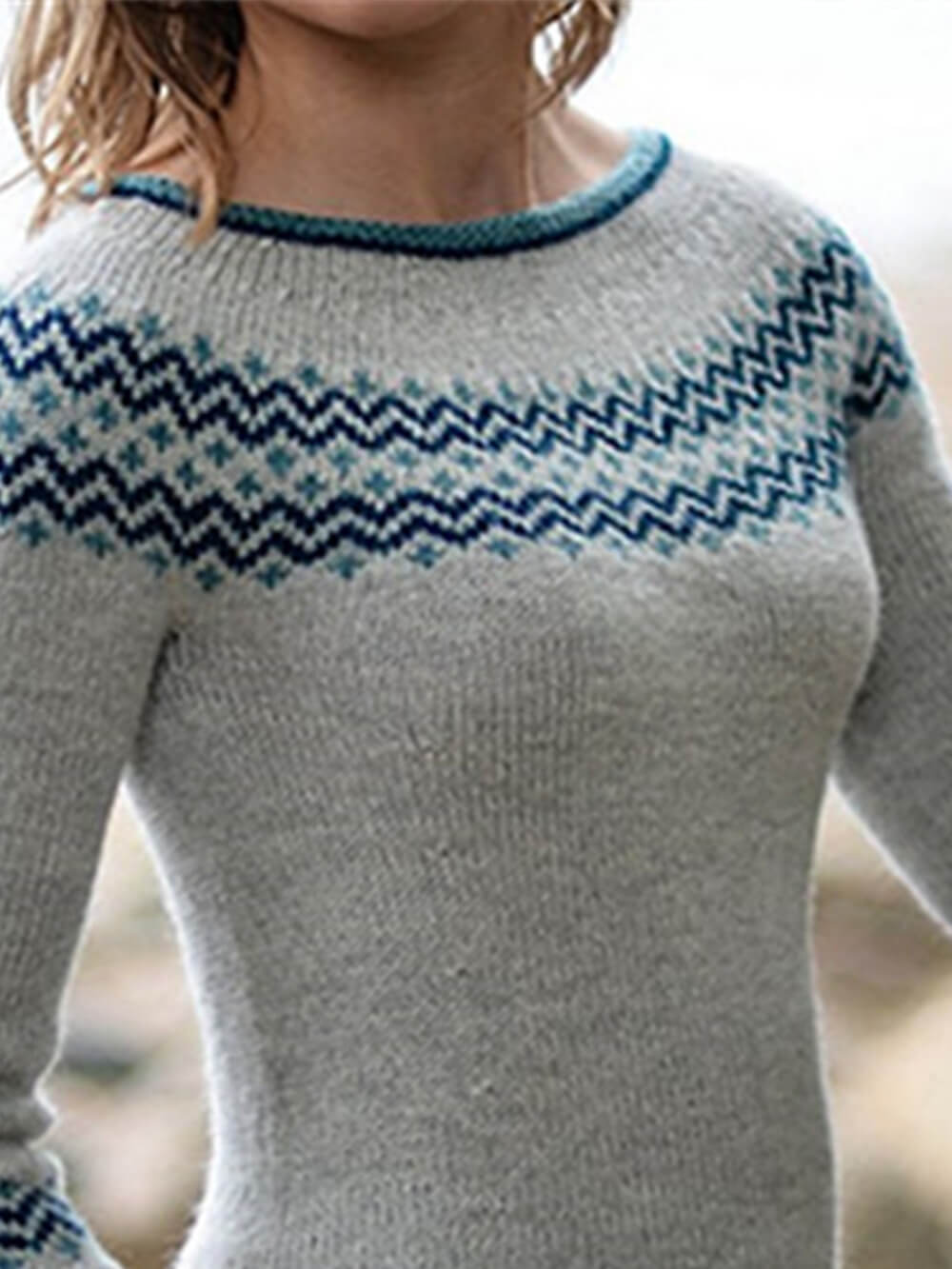 Trendy Round Neck Sweater