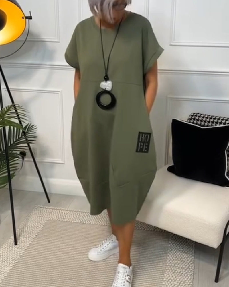 Casual Short Sleeve Kaftan