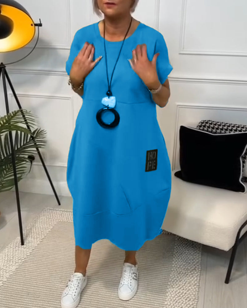 Casual Short Sleeve Kaftan