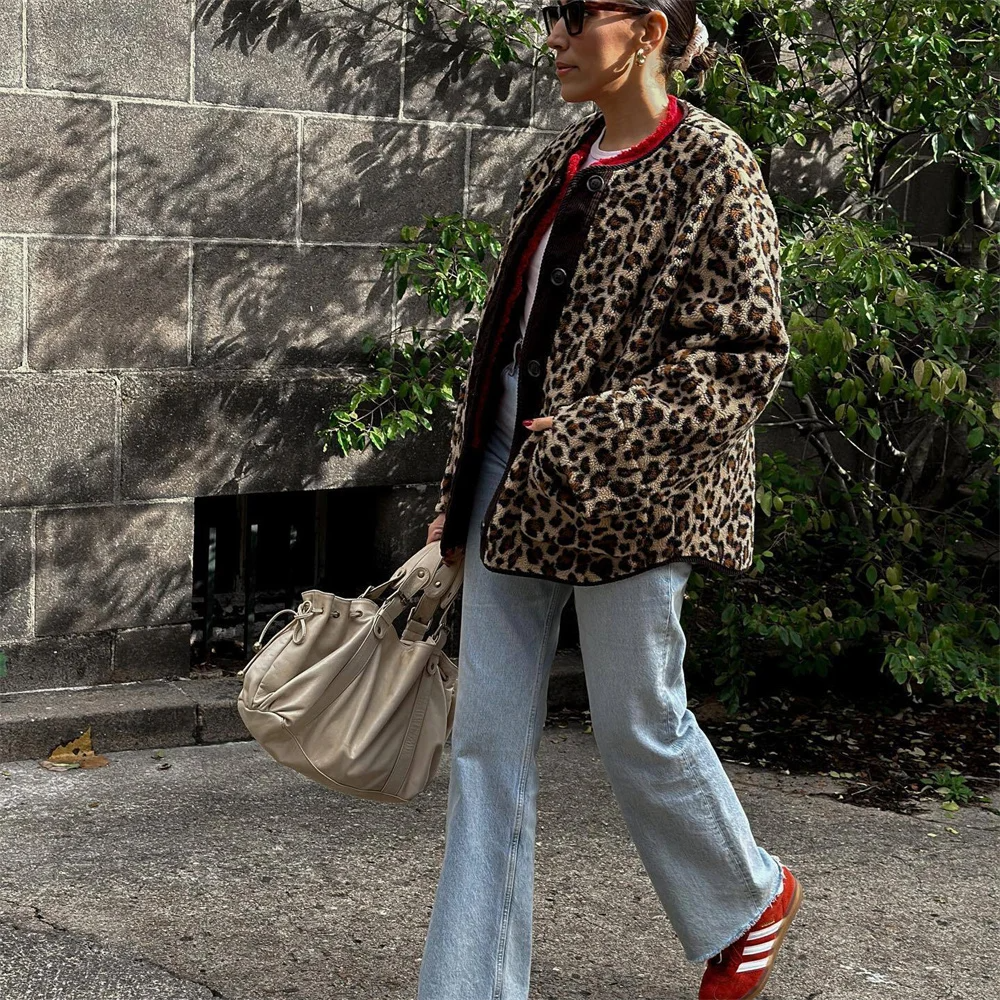 Ruby Fleece Jacket Leopard