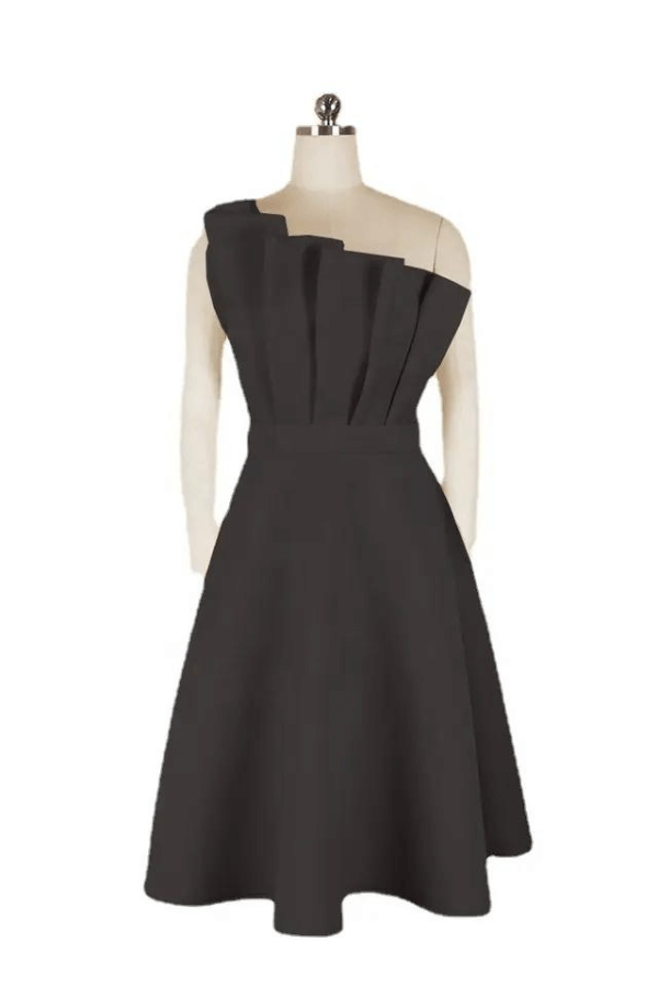 Natalia One-Shoulder Midi Dress