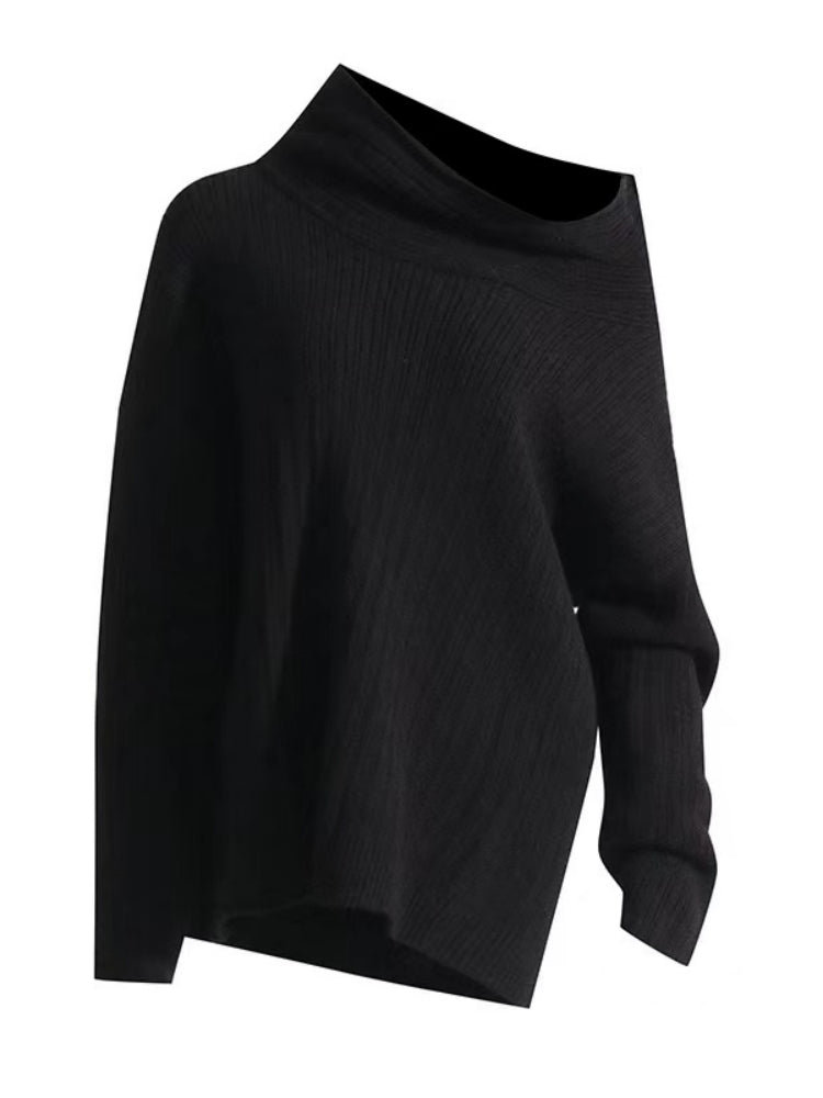 Chunky High Roll Neck Oversized Sweater