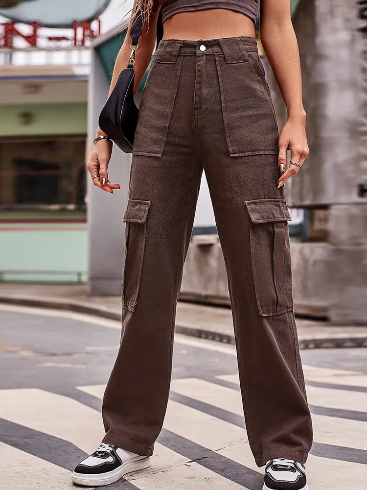 Multi-Pocket Versatile Jeans