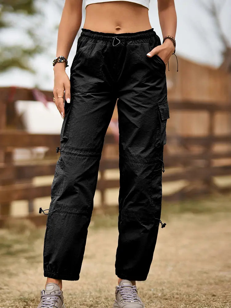 Stylish Adjustable Cargo Pants with Multiple Pockets