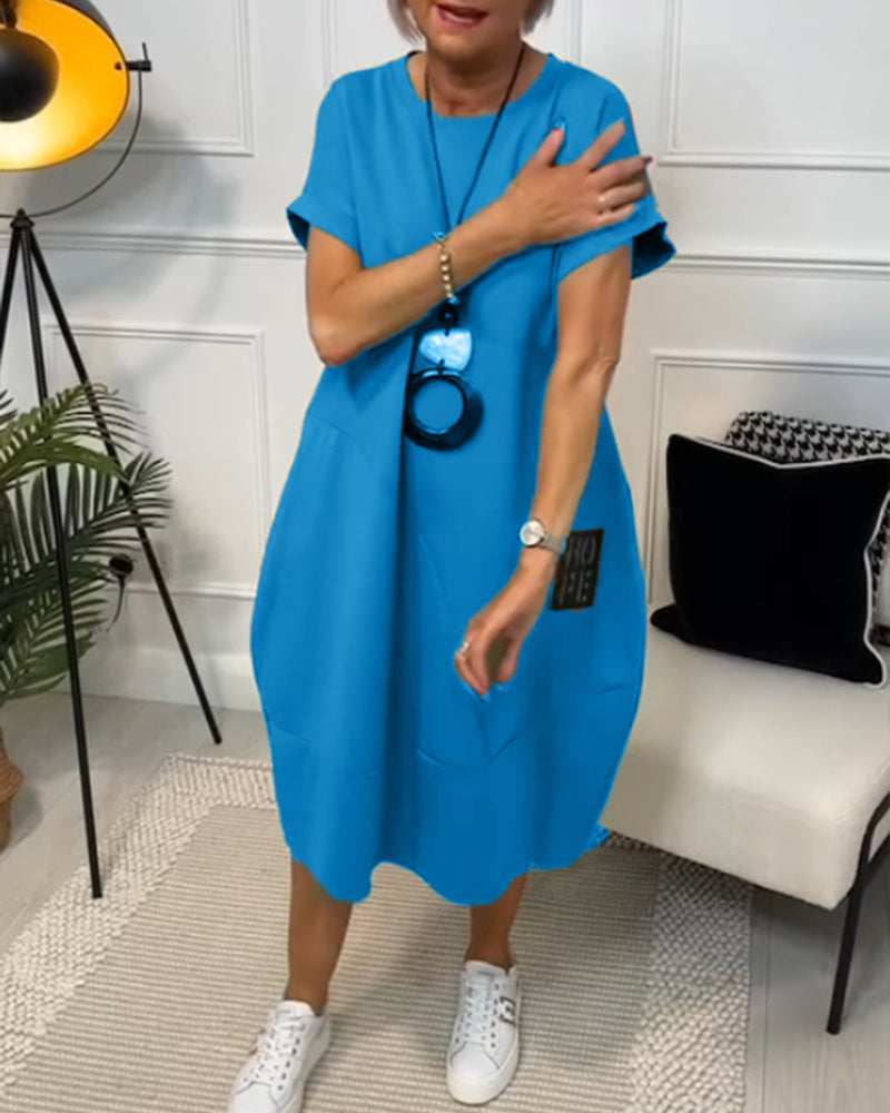 Casual Short Sleeve Kaftan