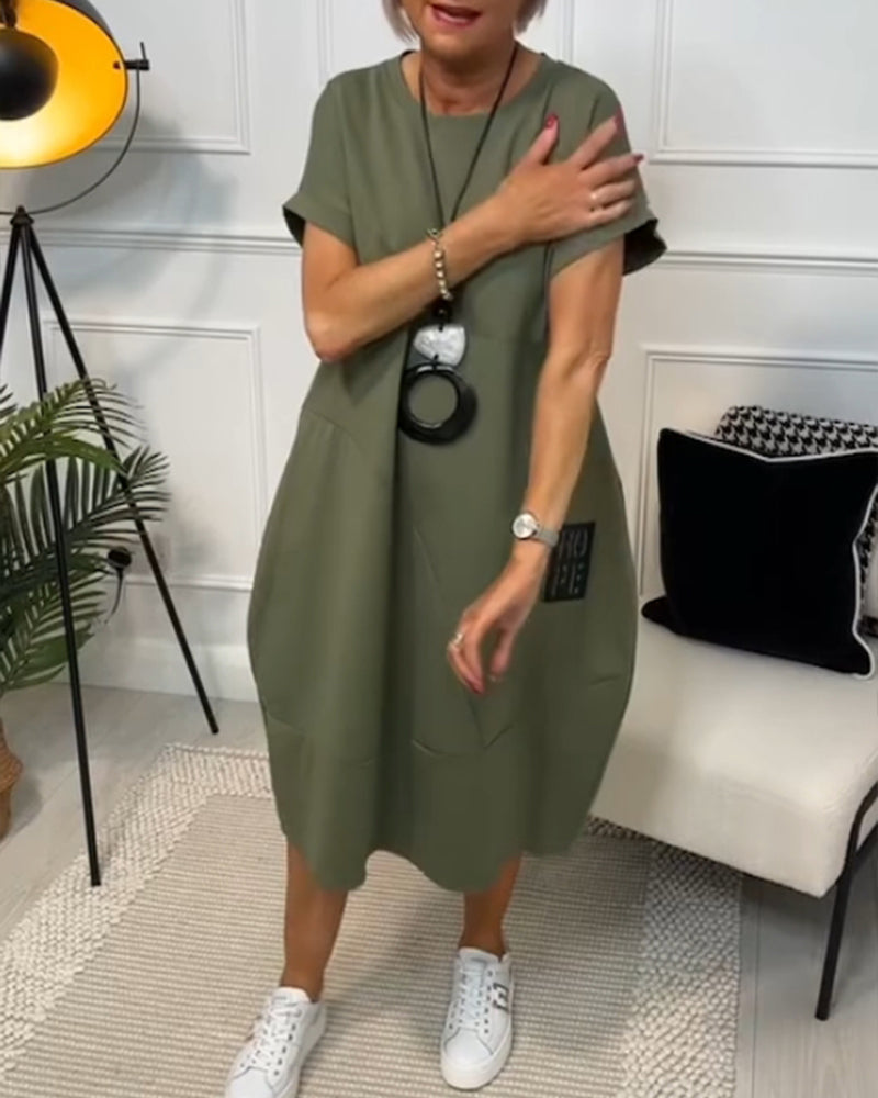 Casual Short Sleeve Kaftan
