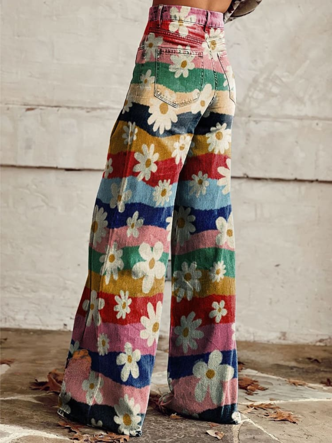 Léon - Retro Floral Trousers