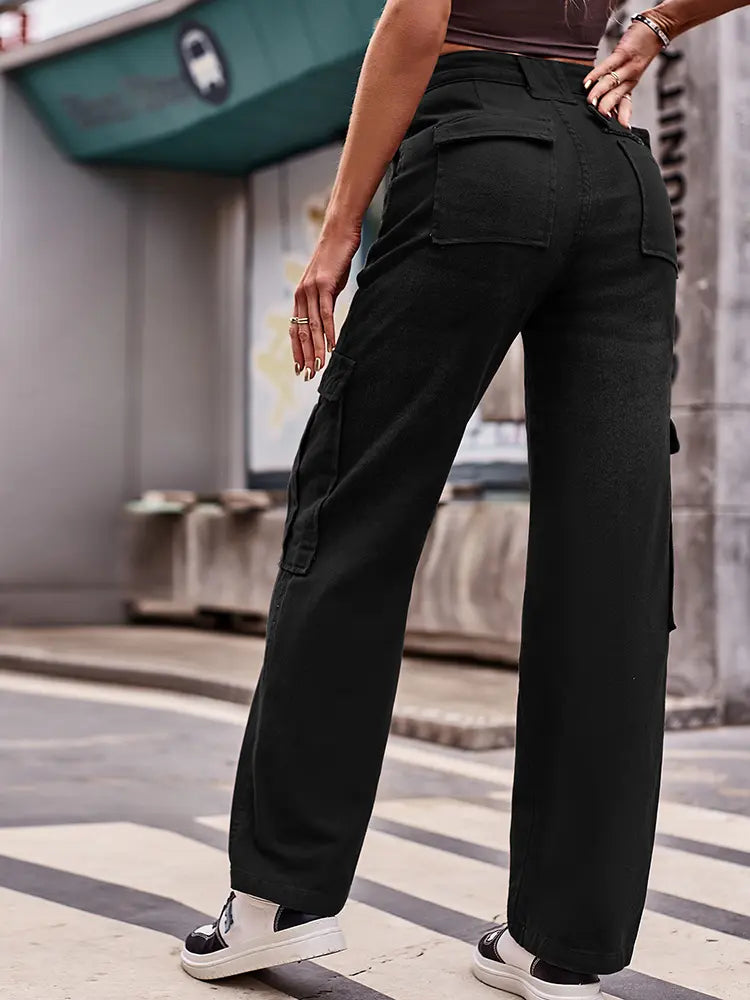 Multi-Pocket Versatile Jeans