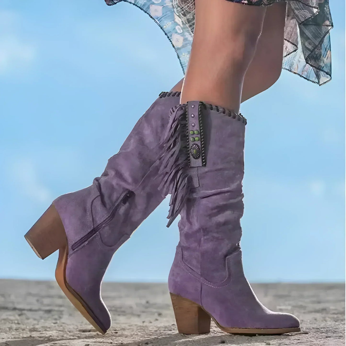Kirra Western Leather Boots