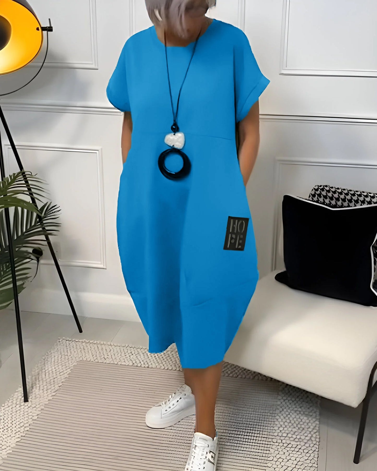 Casual Short Sleeve Kaftan