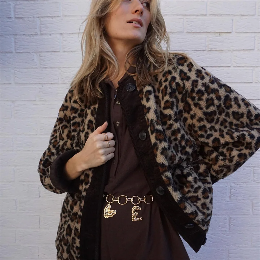 Ruby Fleece Jacket Leopard
