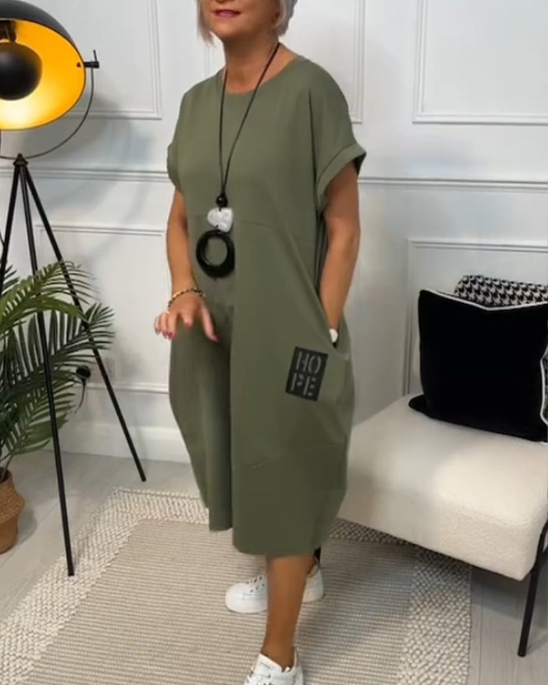 Casual Short Sleeve Kaftan