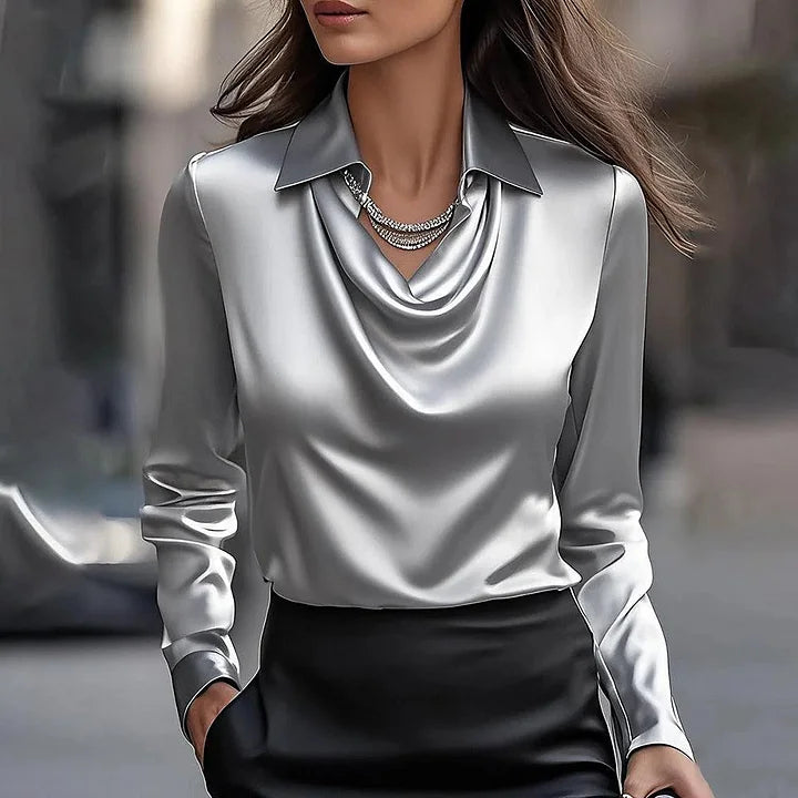 Elegant Satin Blouse