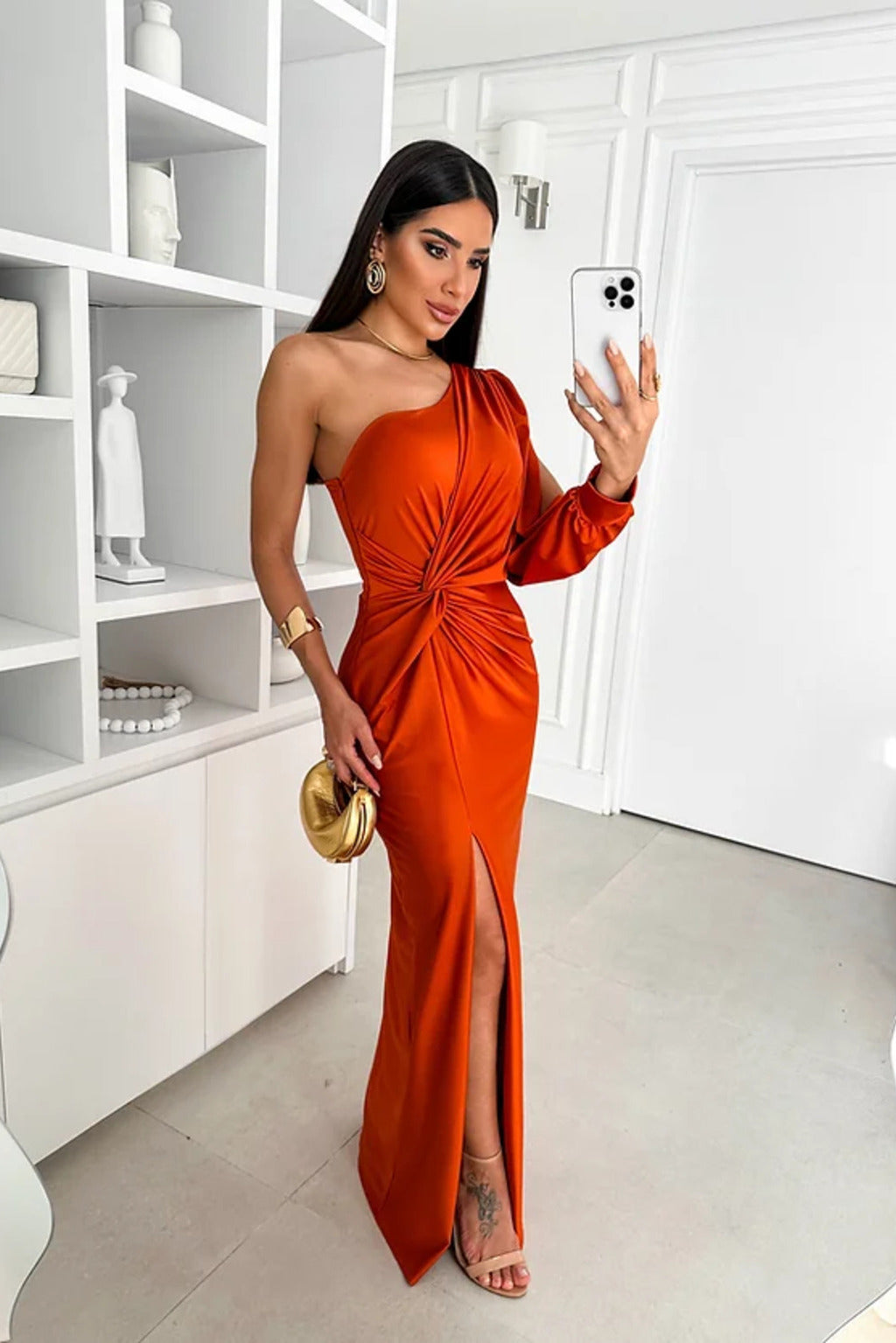 Amelia Satin Dress