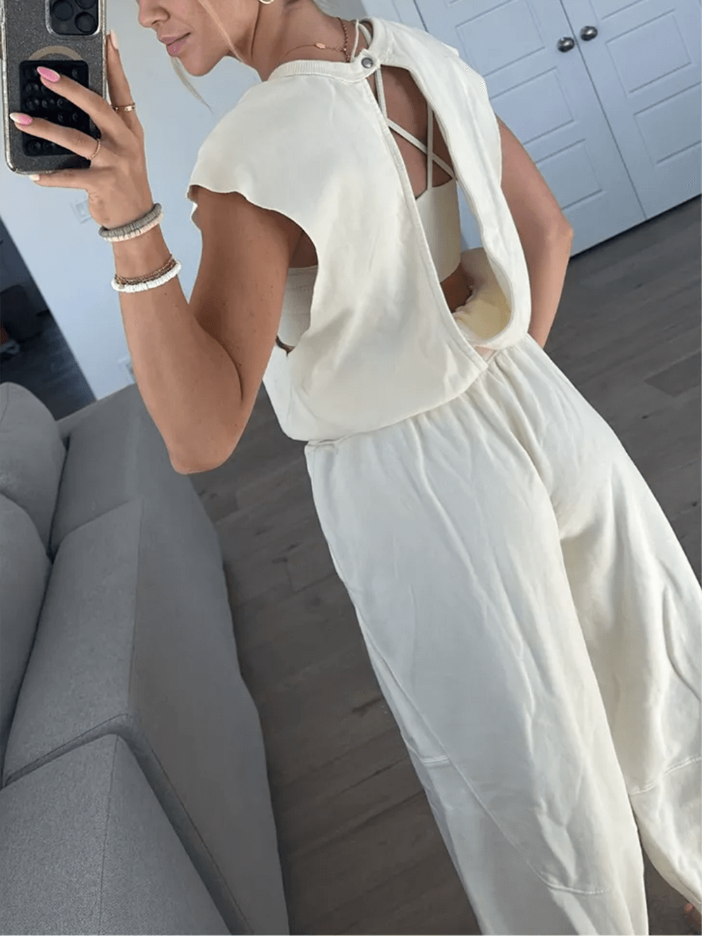Strapless Corset Jumpsuit