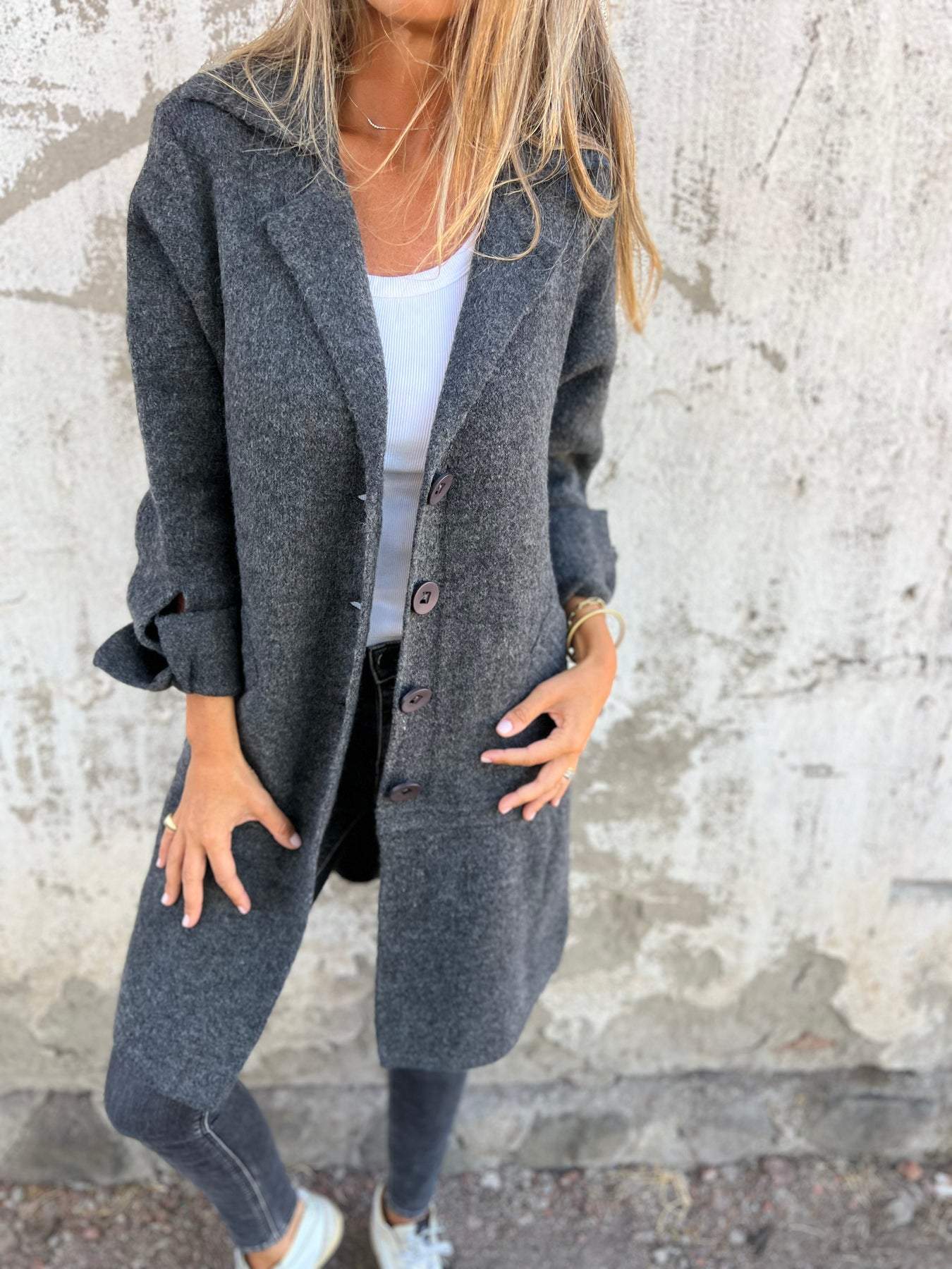Ada Long Knit Coat