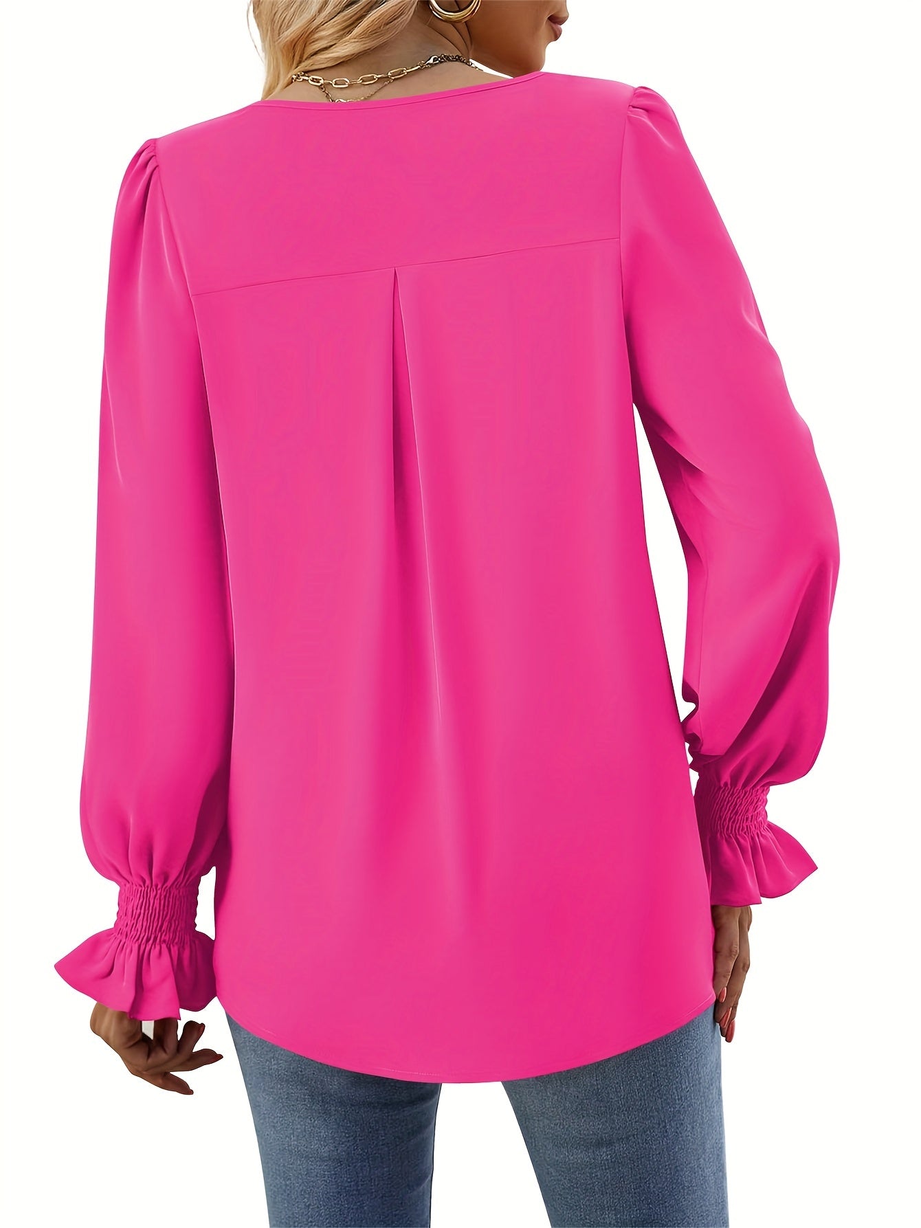 Chic V-Neck Blouse