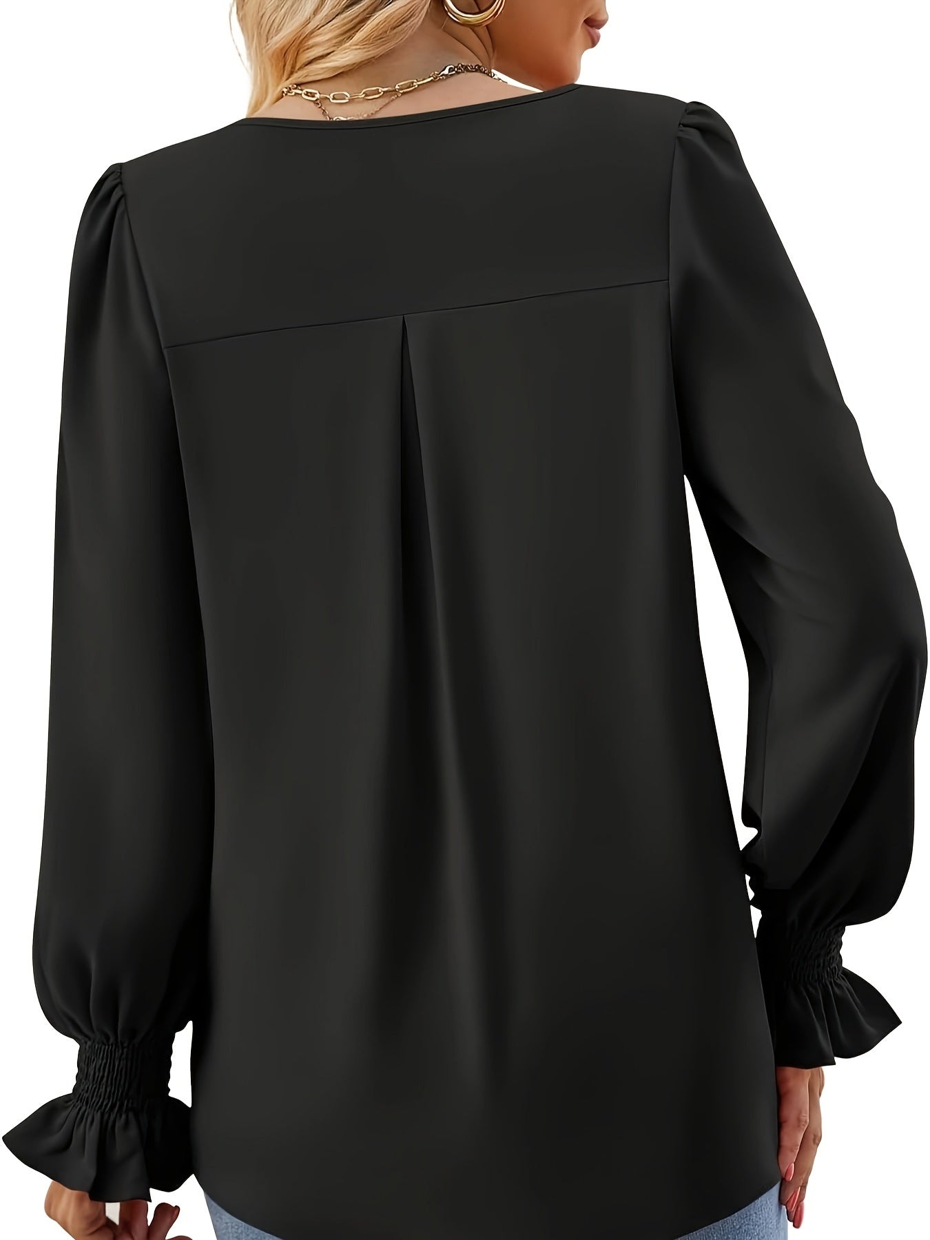 Chic V-Neck Blouse