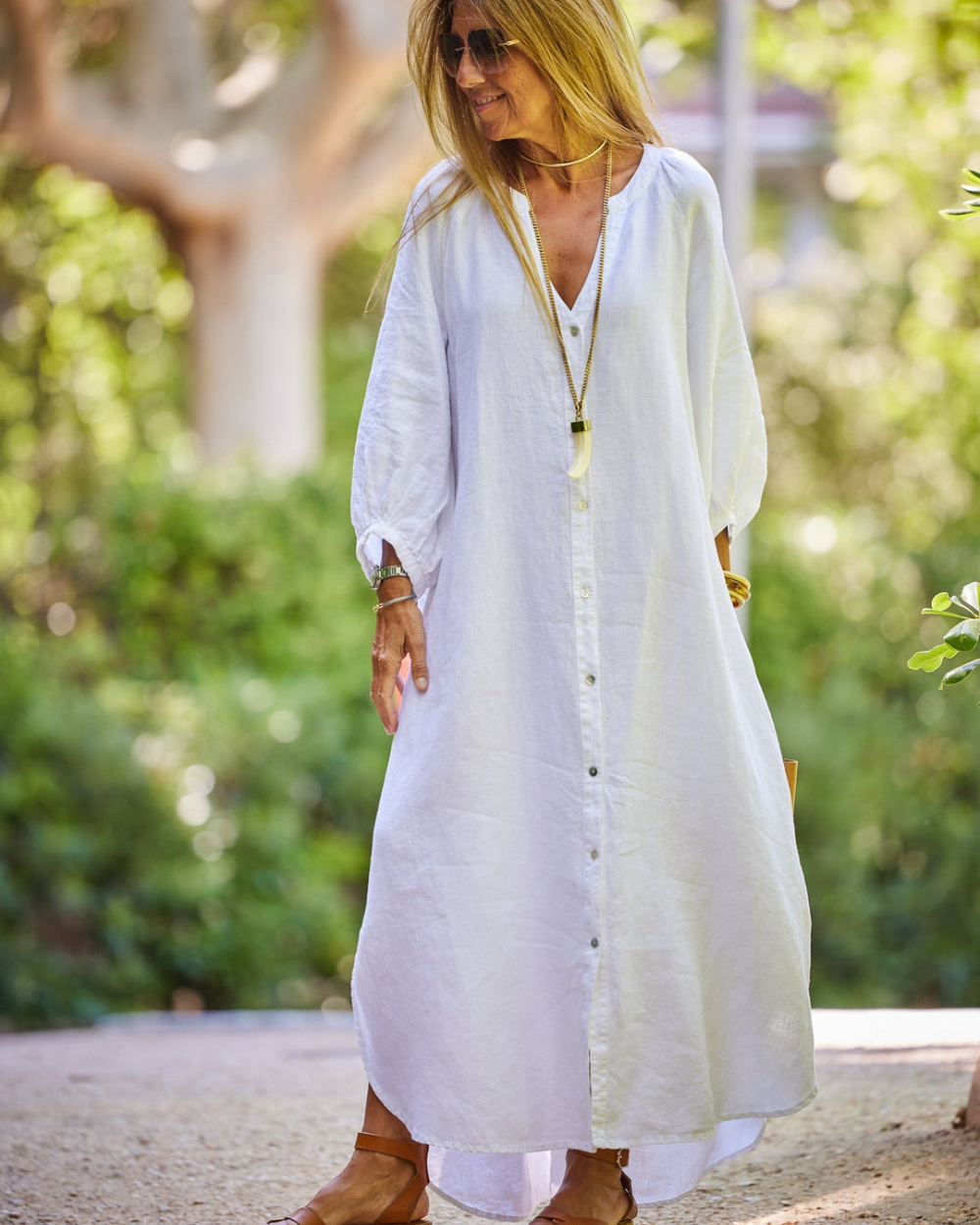 Amelia Linen Dress