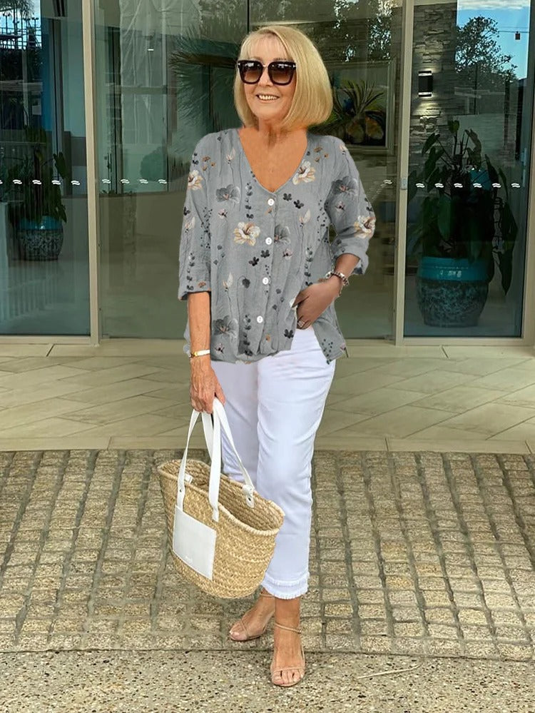 Elegant Floral Blouse