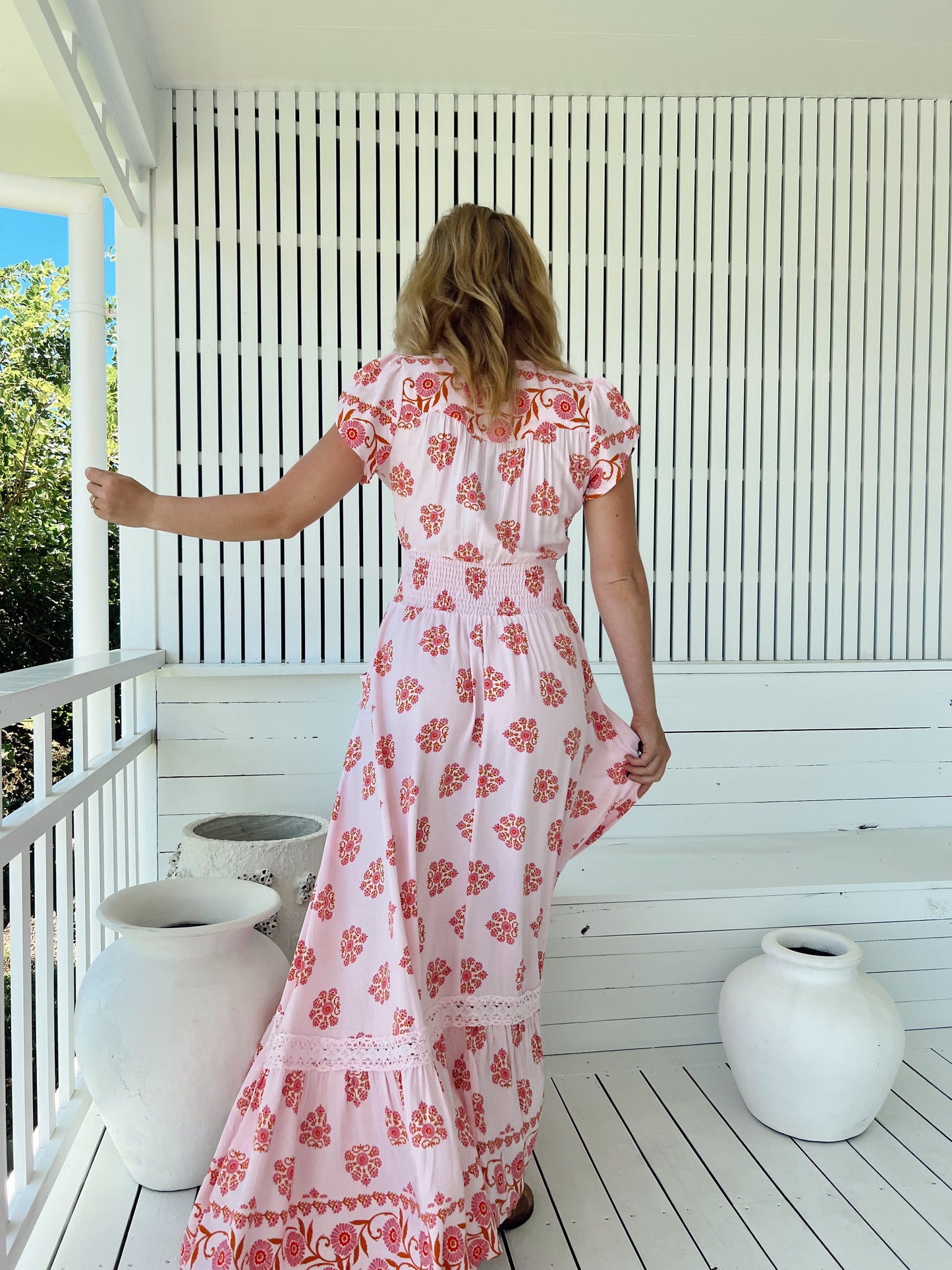 Romi Maxi Dress - Desert Wildflower Print