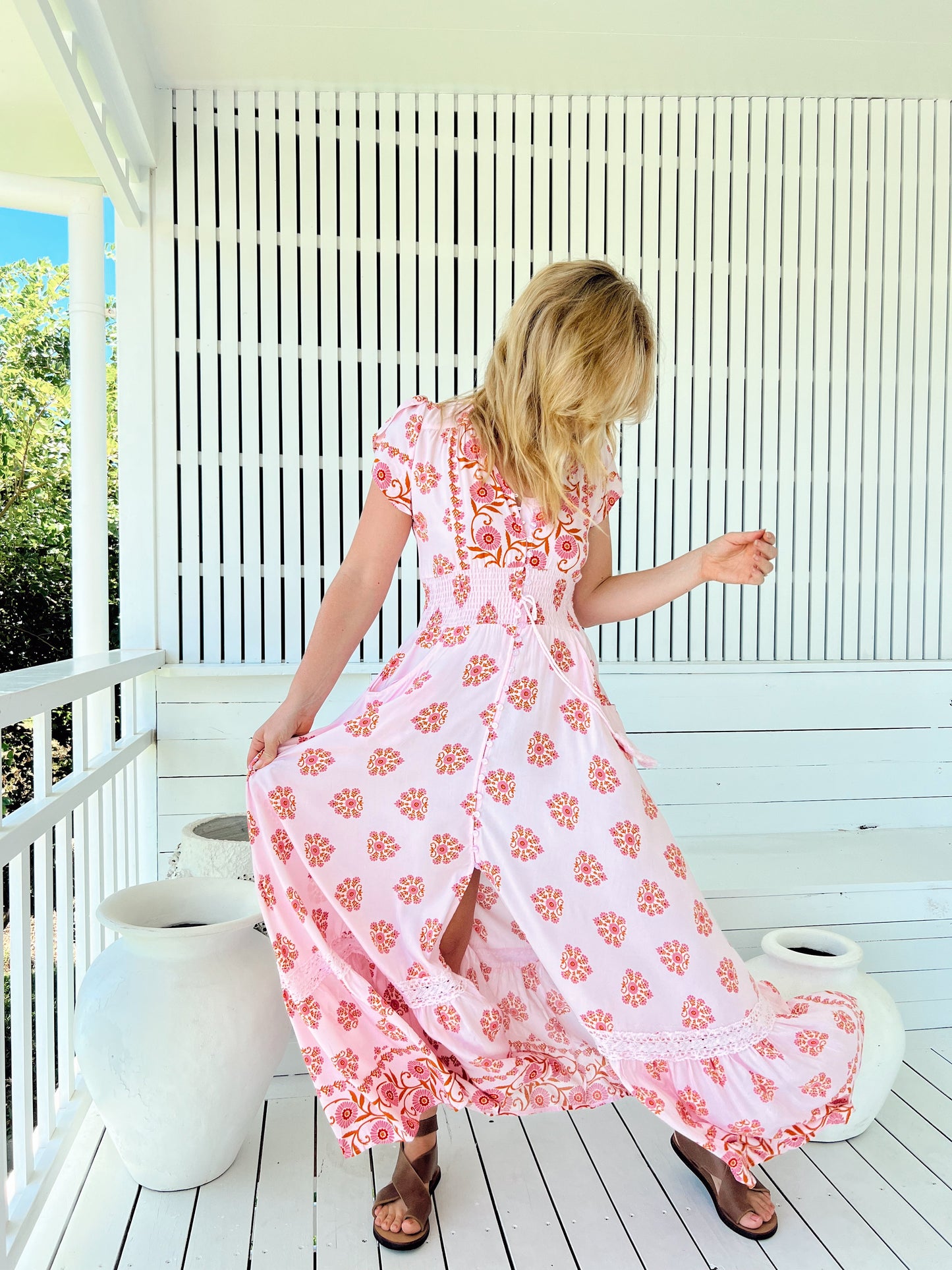 Romi Maxi Dress - Desert Wildflower Print