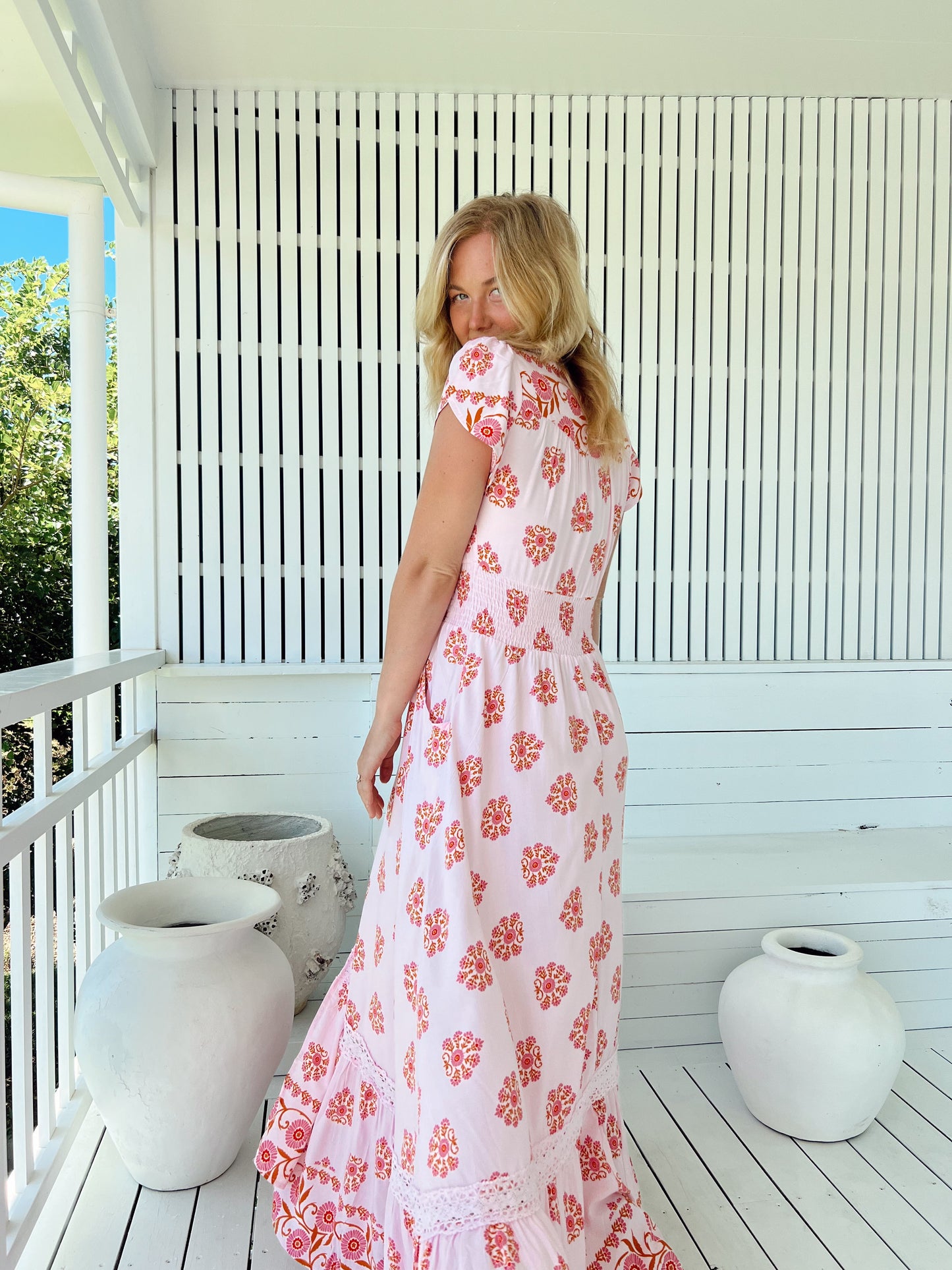 Romi Maxi Dress - Desert Wildflower Print