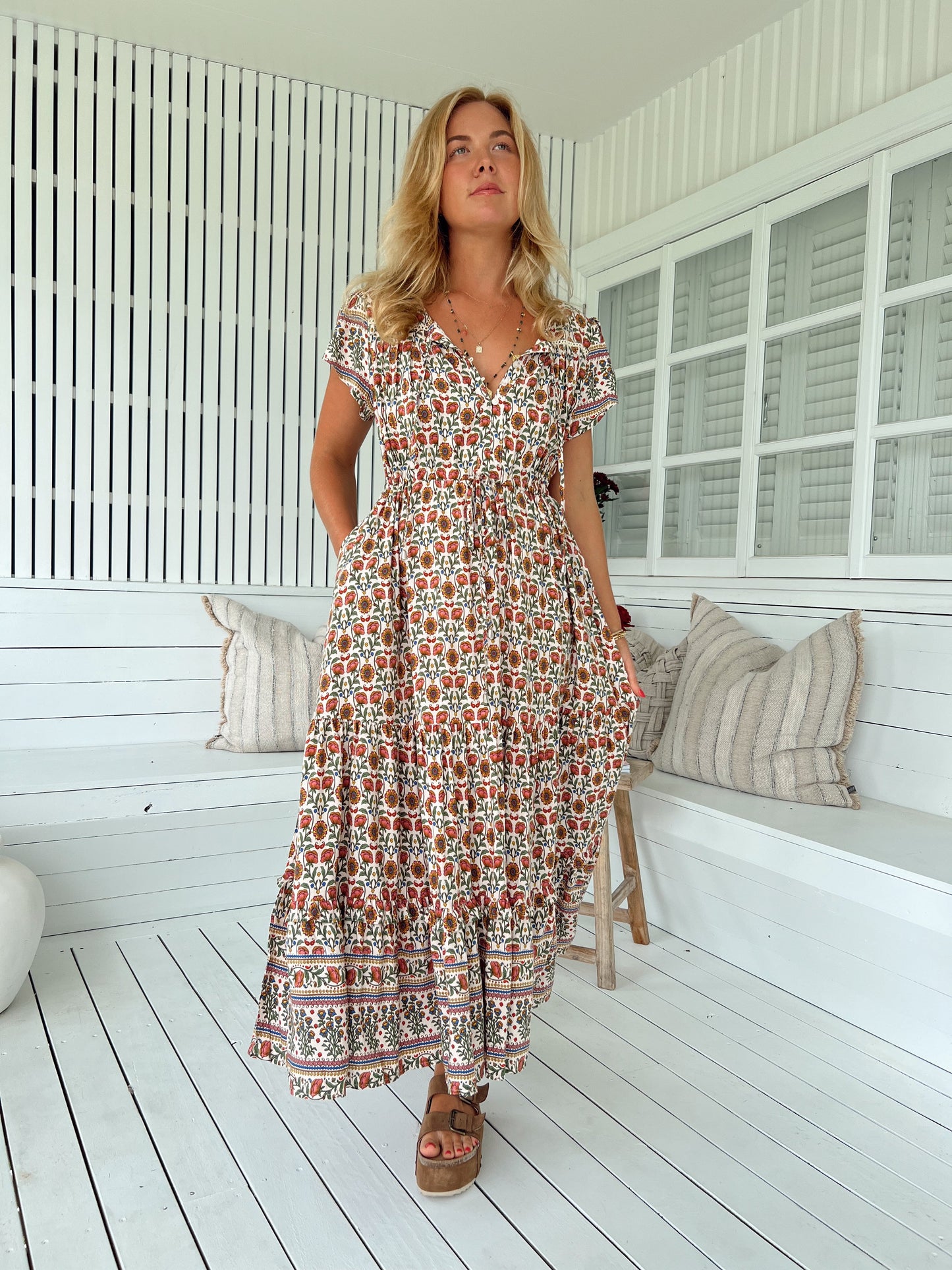 Harlowe Slate Dress