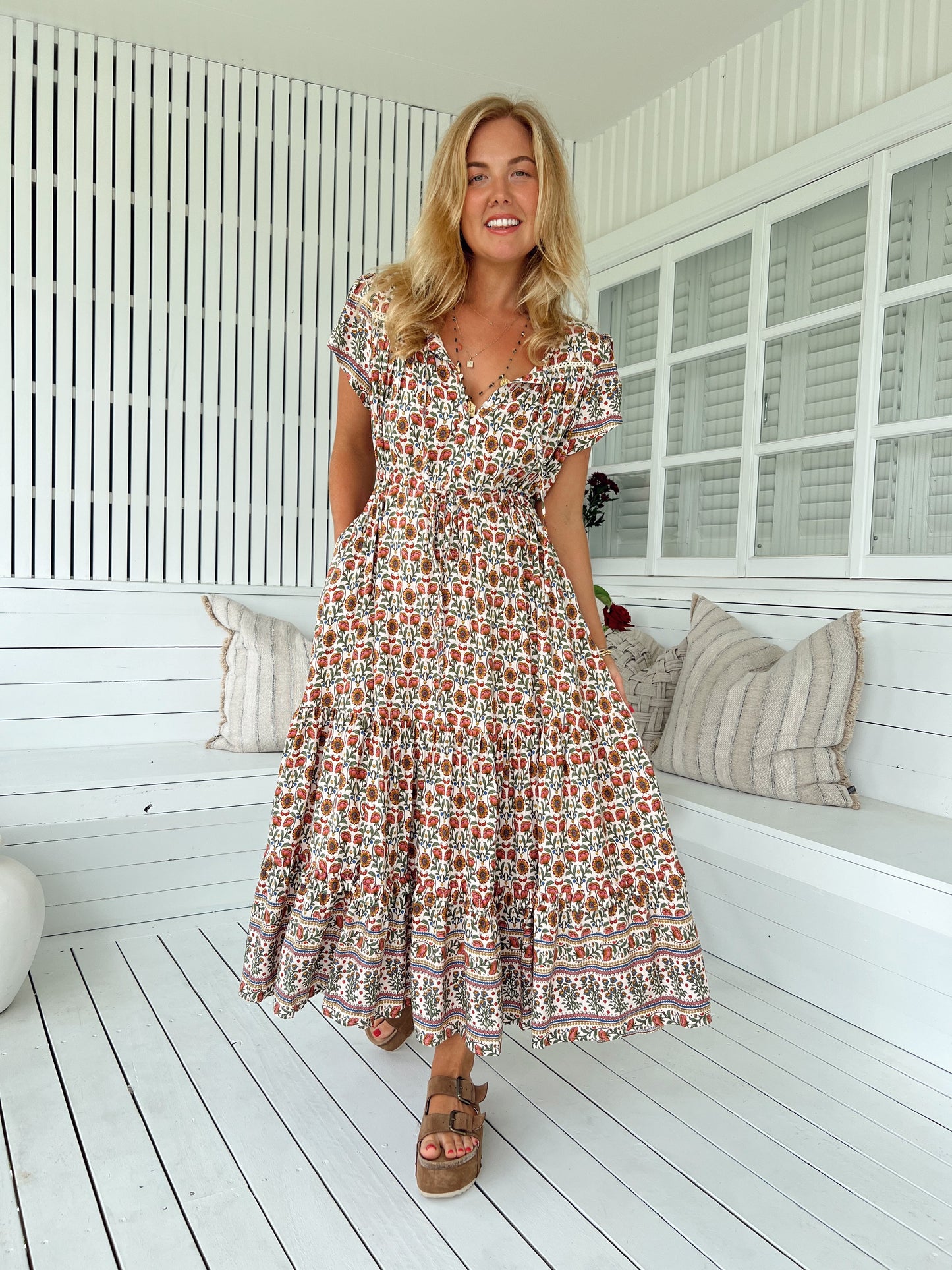 Harlowe Slate Dress