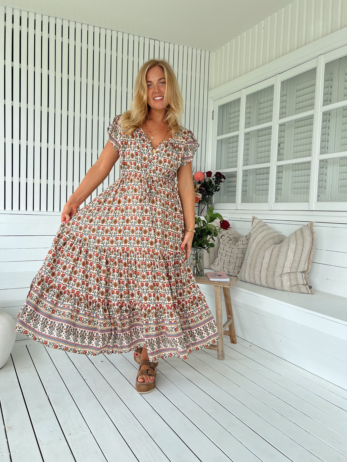 Harlowe Slate Dress