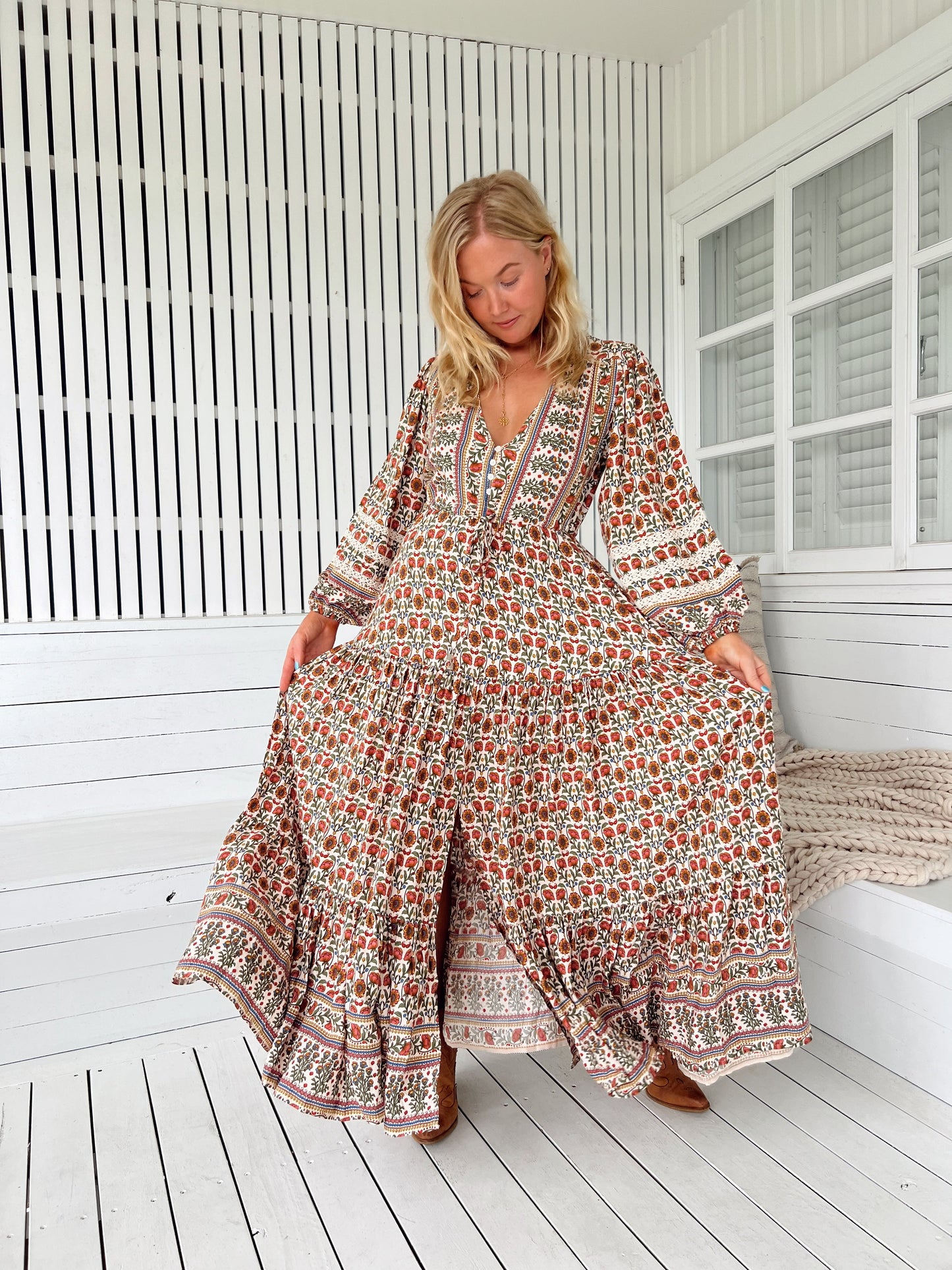 Harlowe Teresa Lace Maxi Dress