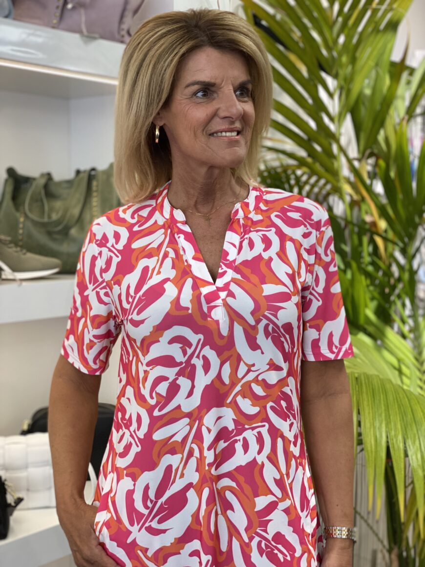 Ellie V-Neck Tunic Dress