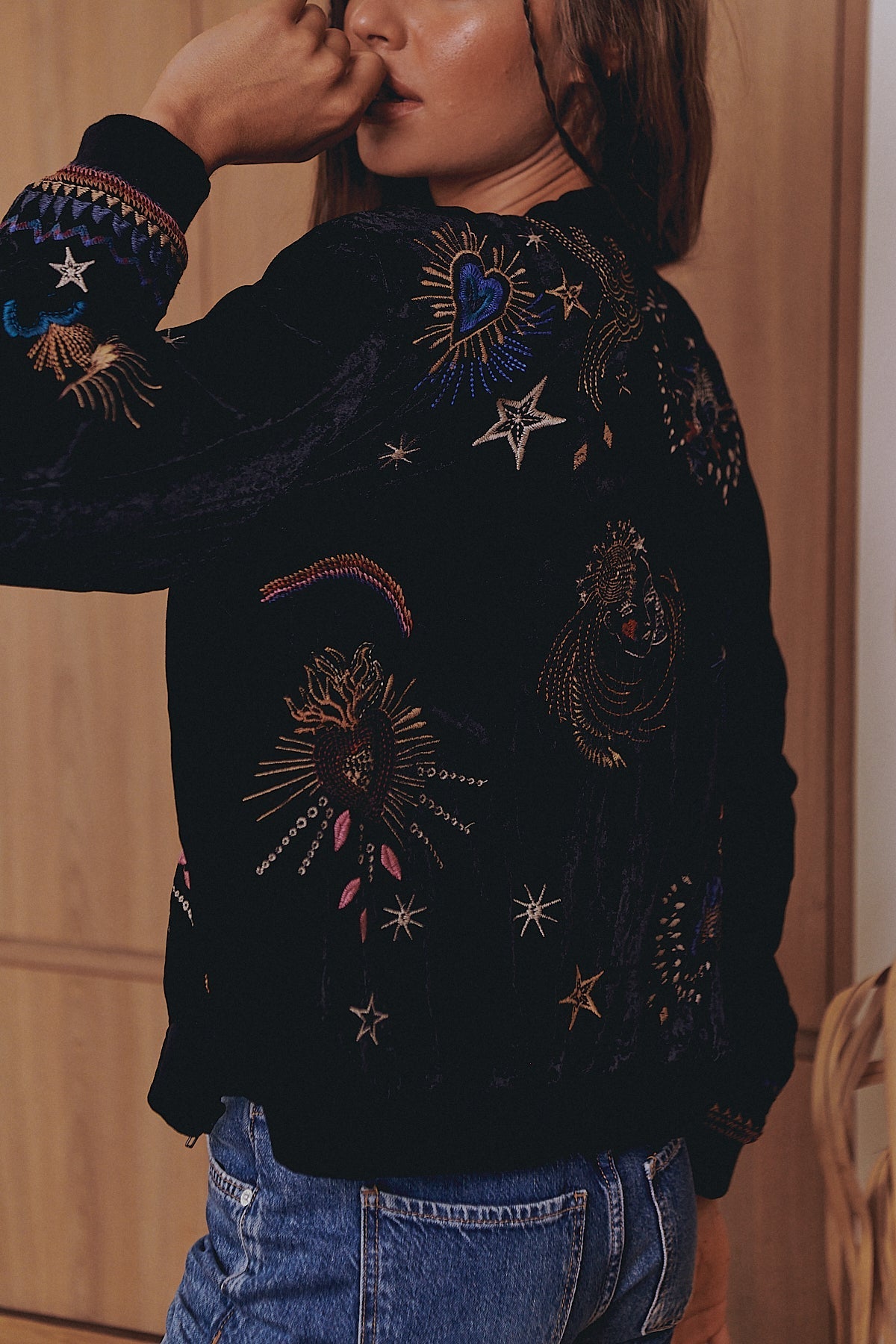 Amelia Velvet Top