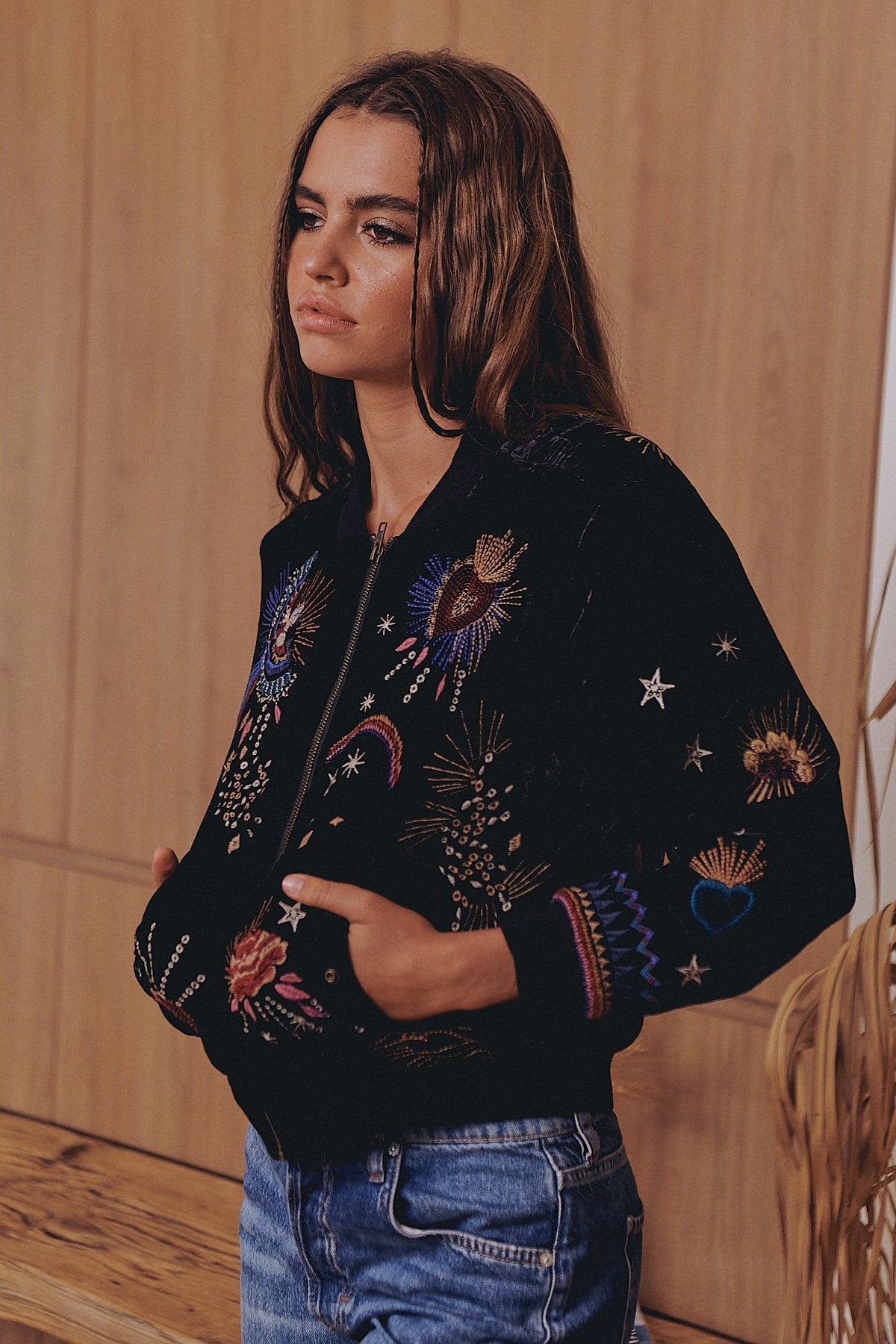 Amelia Velvet Top
