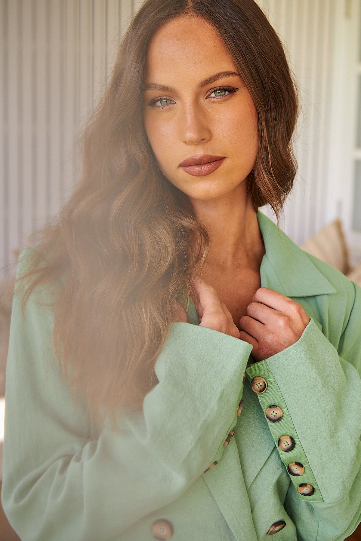 Free People Olivia Grassland Blazer