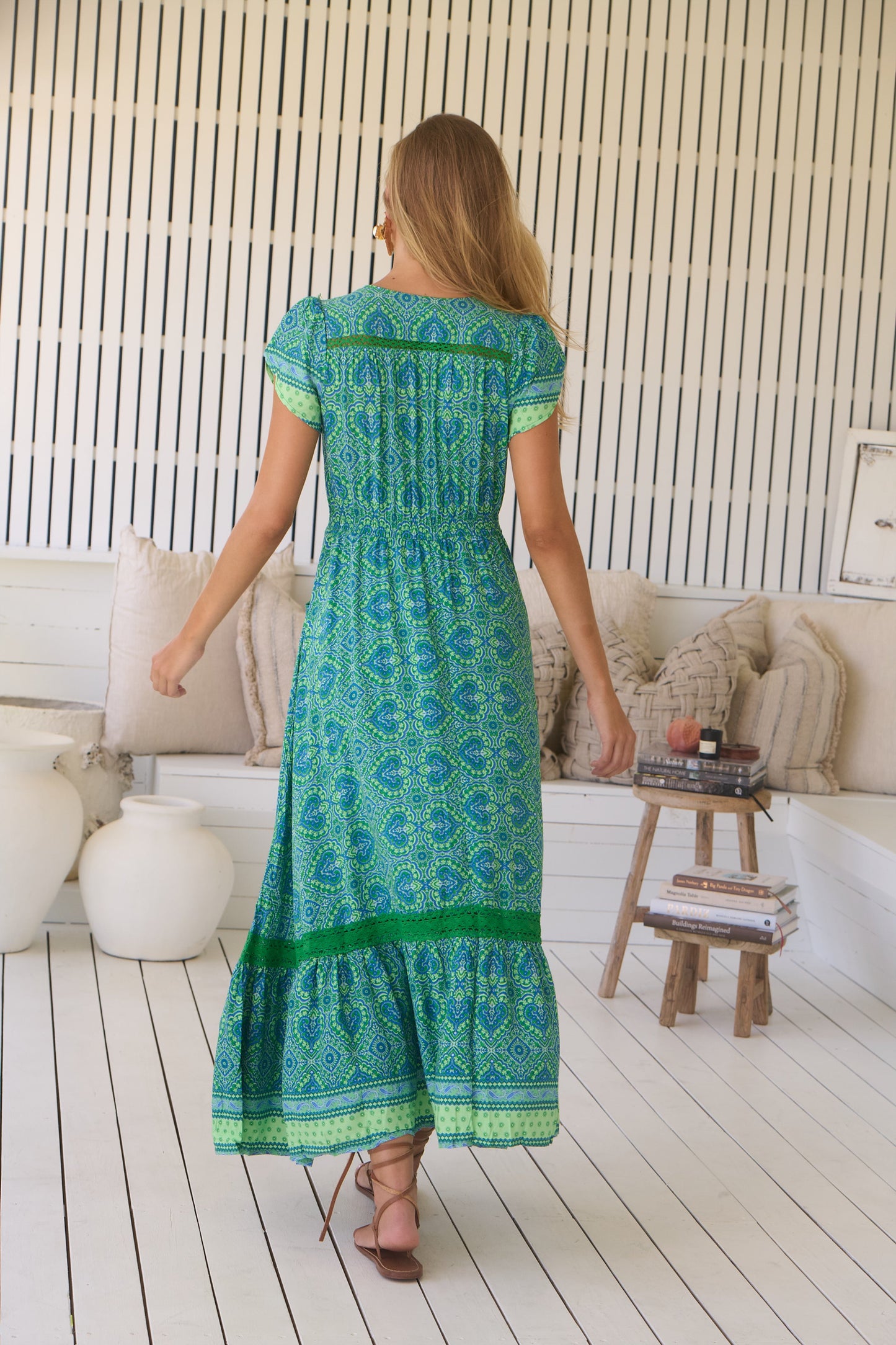 Tranquility Carmen Maxi Dress
