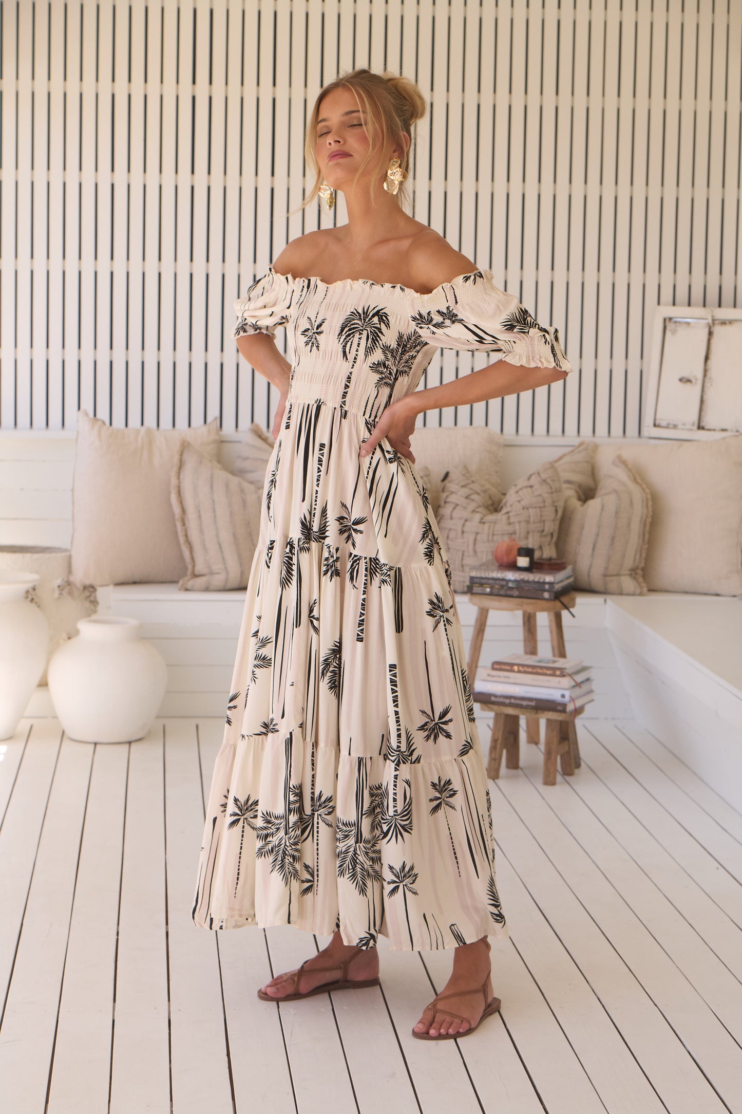Serene Claudette Maxi Dress