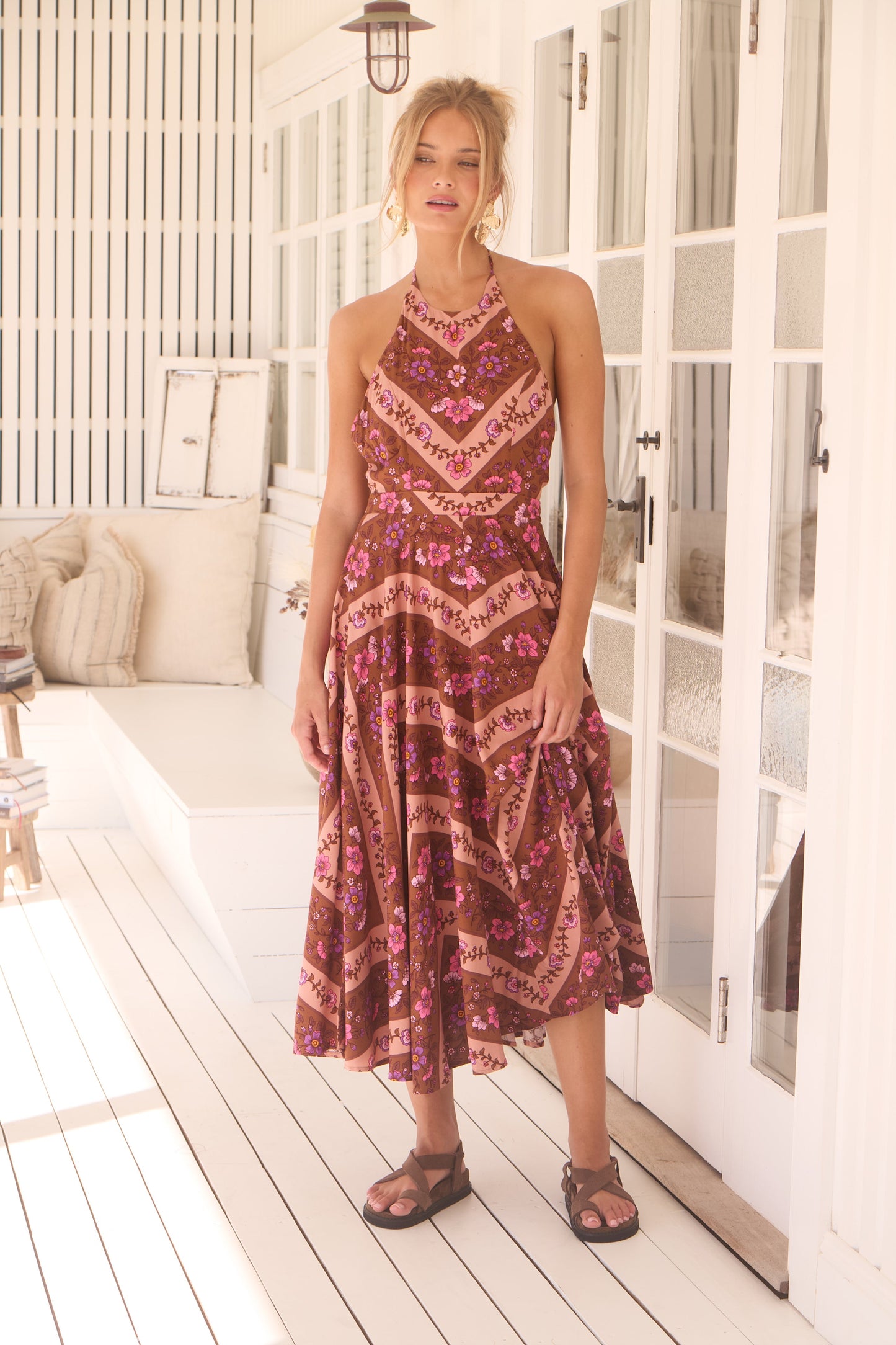 Savanna Dusk Midi Dress