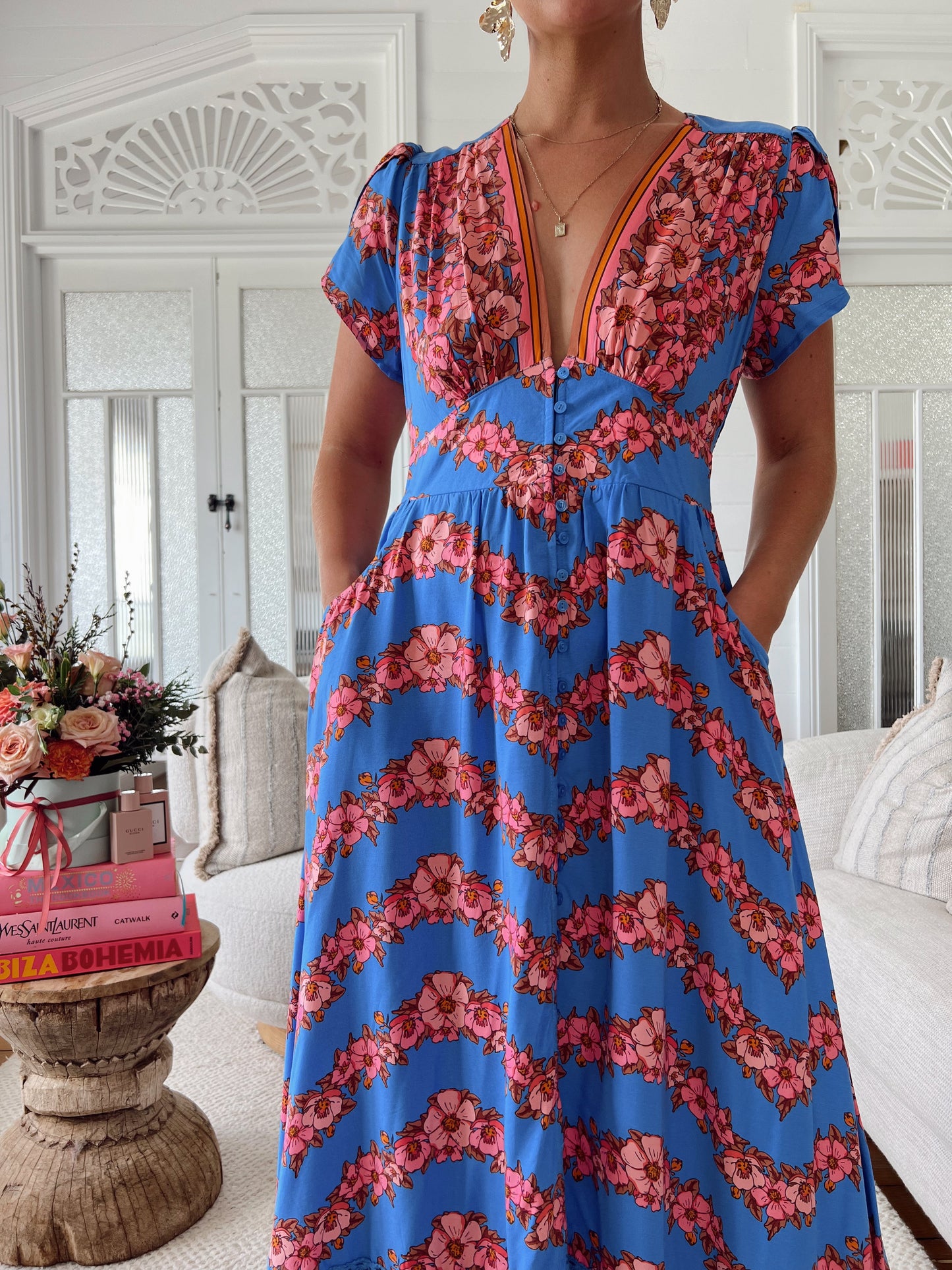 Little Flowers Tabitha Maxi Dress