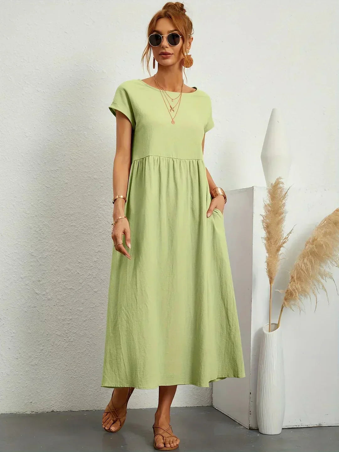 Nataly Relaxed Midi Dress