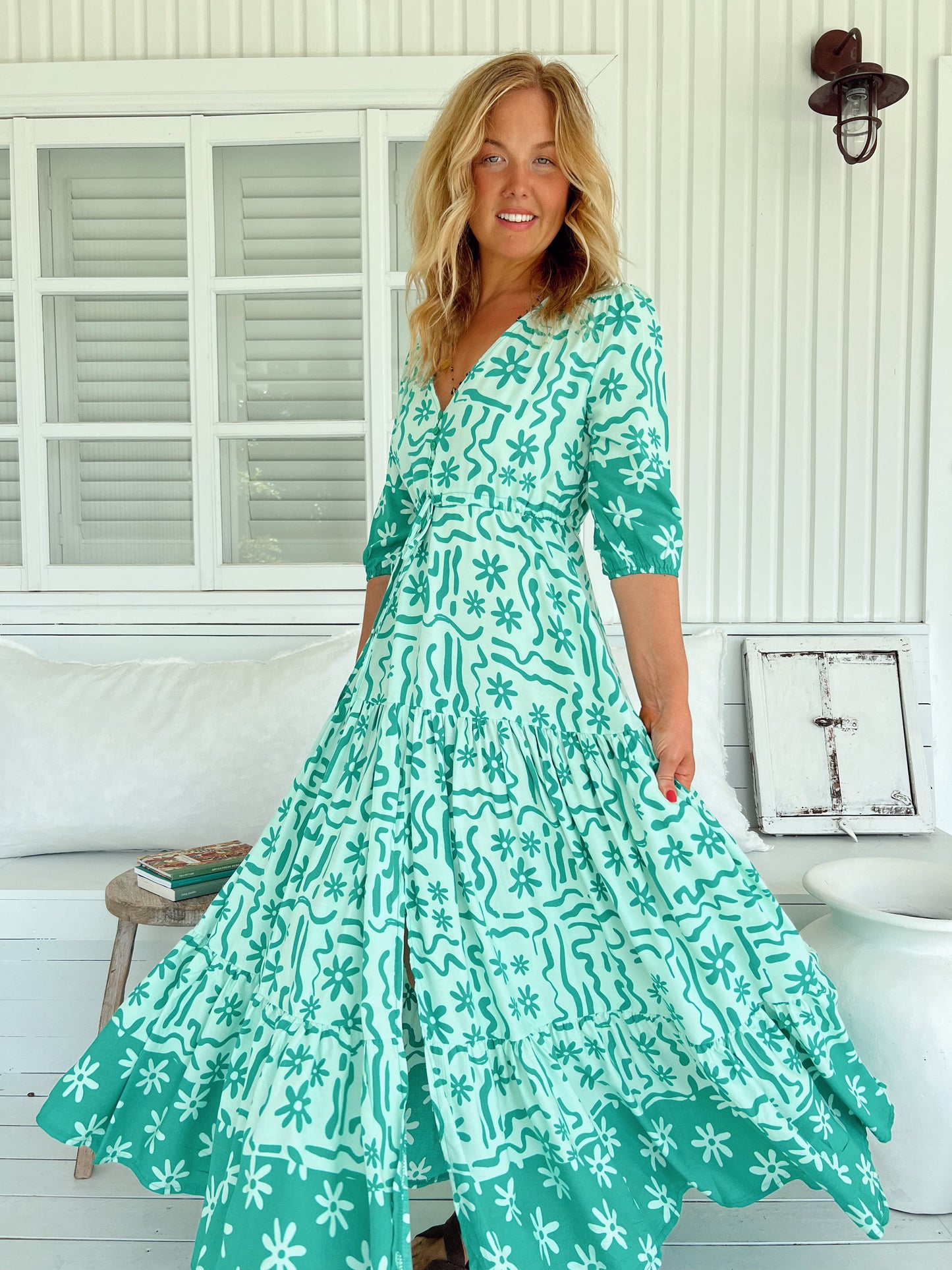Mint Spritz Tessa Maxi Dress