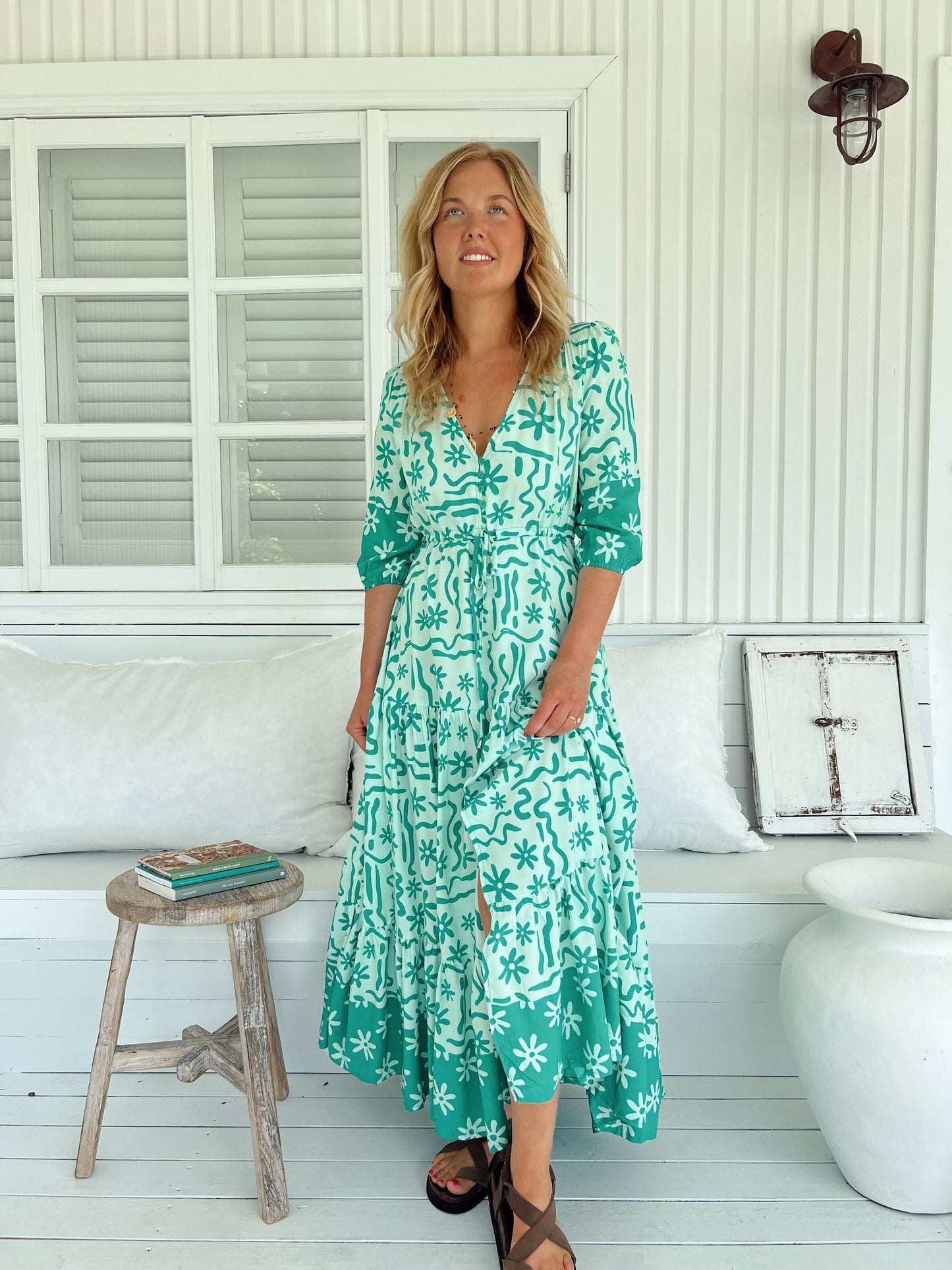 Mint Spritz Tessa Maxi Dress