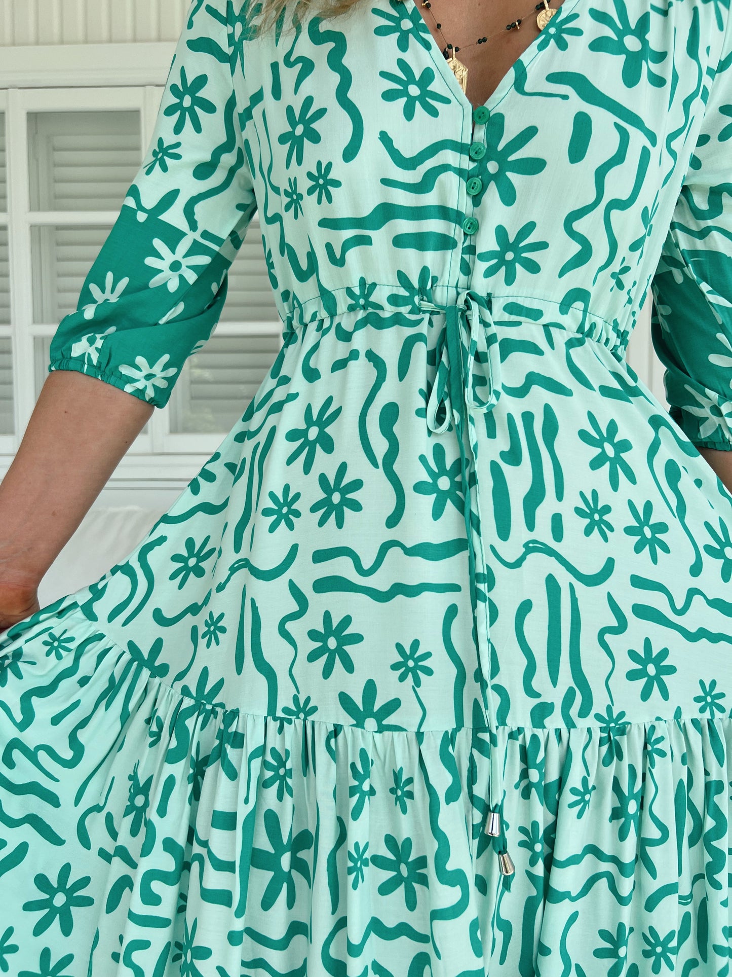 Mint Spritz Tessa Maxi Dress