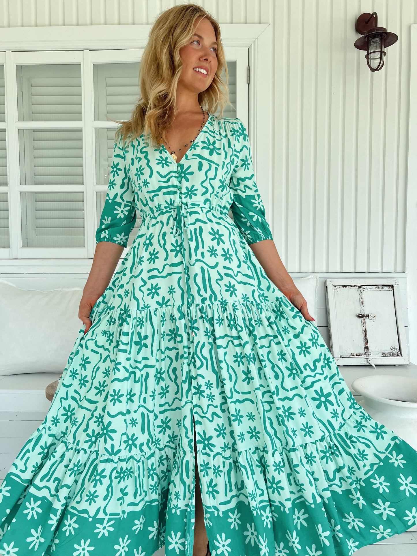 Mint Spritz Tessa Maxi Dress