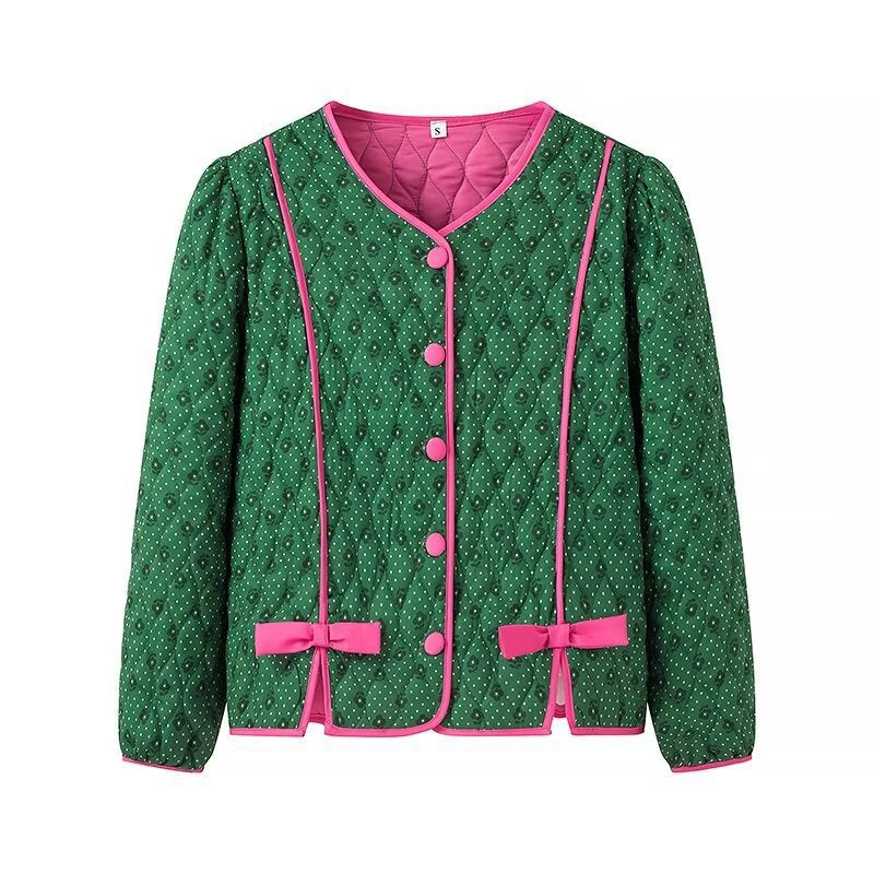 Pink Bow Jacket by Green Life